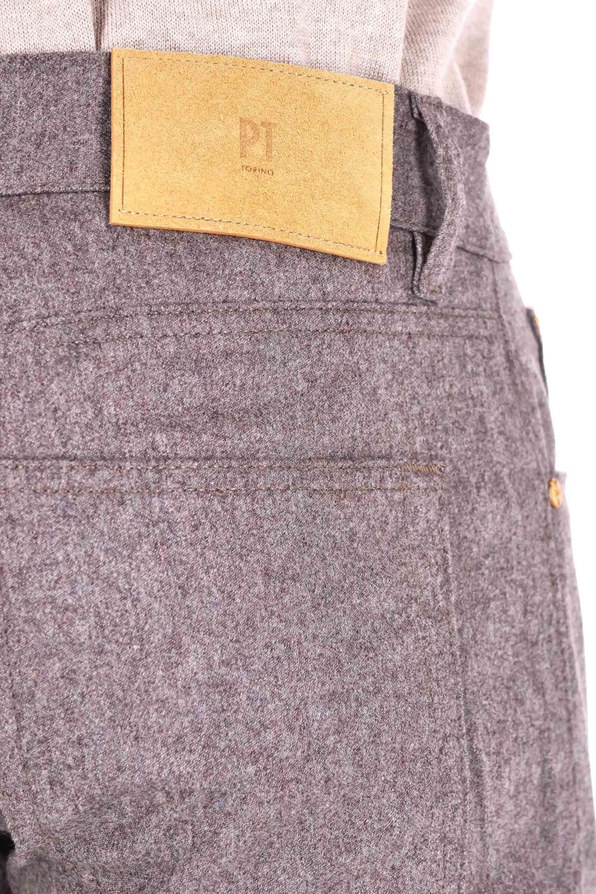 PT Denim 5 tasche color in lana-cashmere Reggae fit C5PP05Z0 TO03S0 0120 