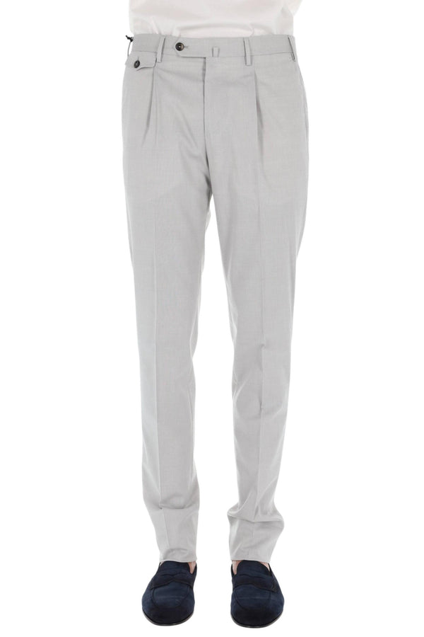 Pantalone in lana-viscosa Gentleman fit