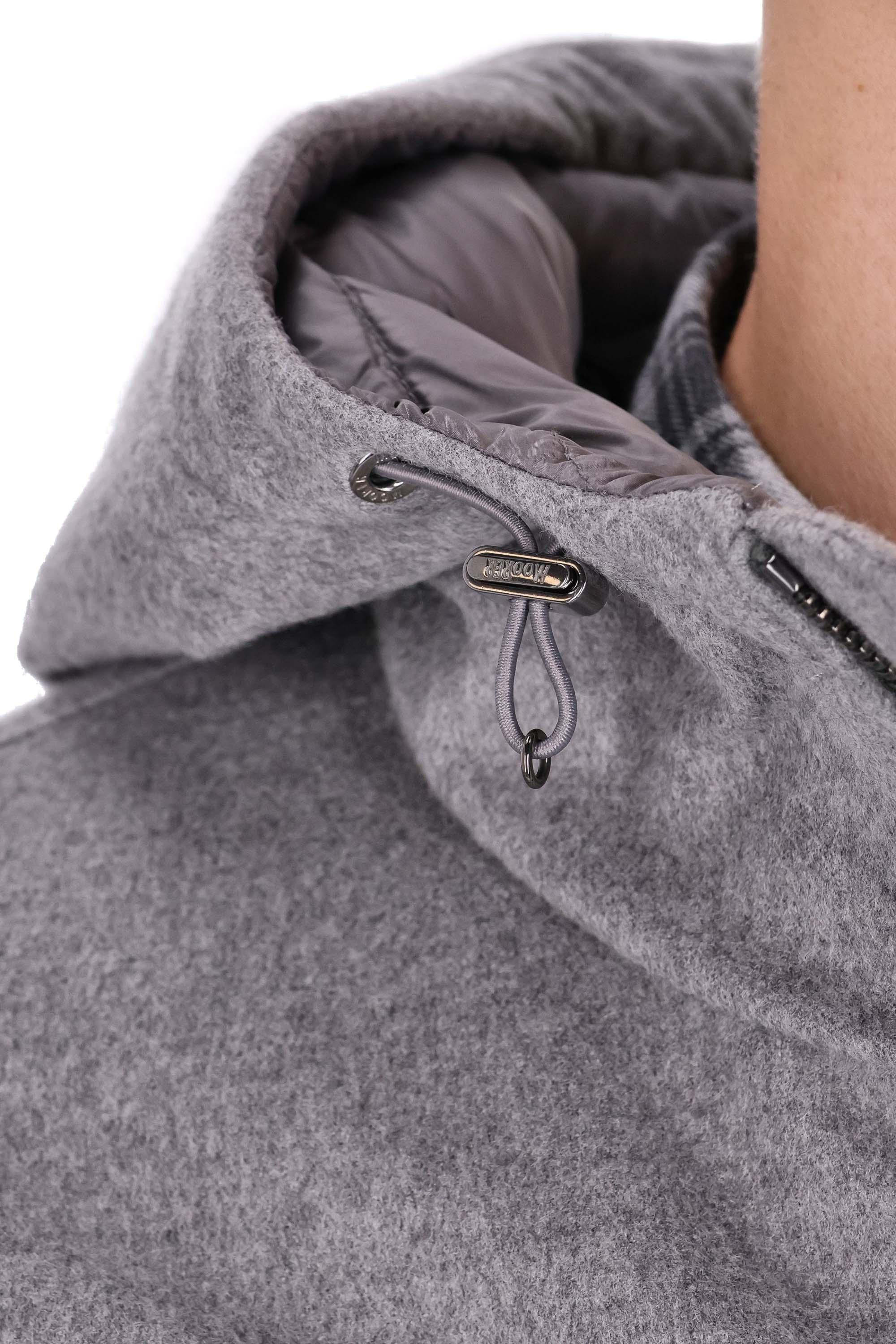 Moorer Giubbotto bomber in lana-cashmere imbottito in piumino ONIRO-LSL U0051 