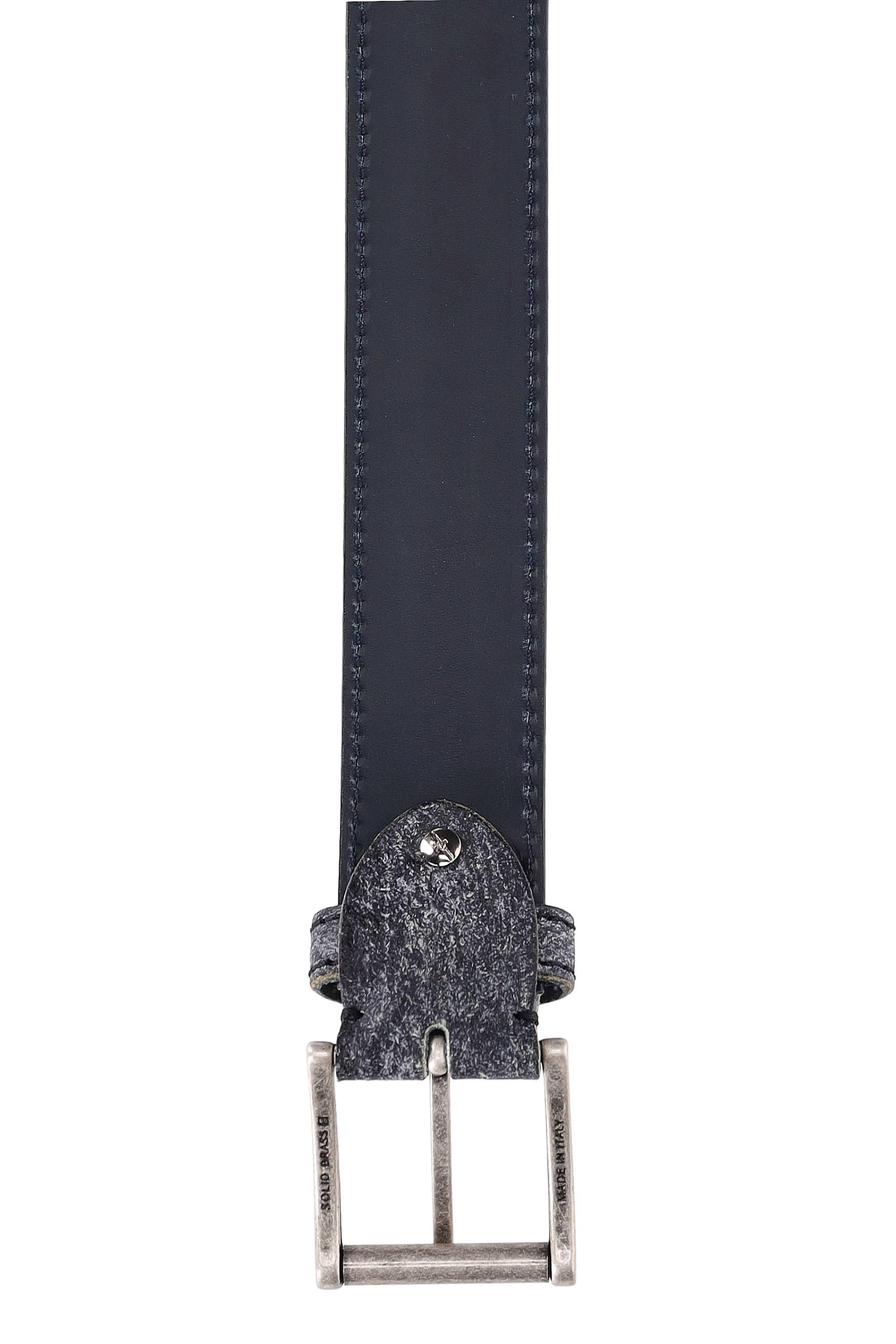 Artigianato Italiano Cintura artigianale in pelle e cavallino "Orsi Polari" ORSI POLARI MLTCLR 