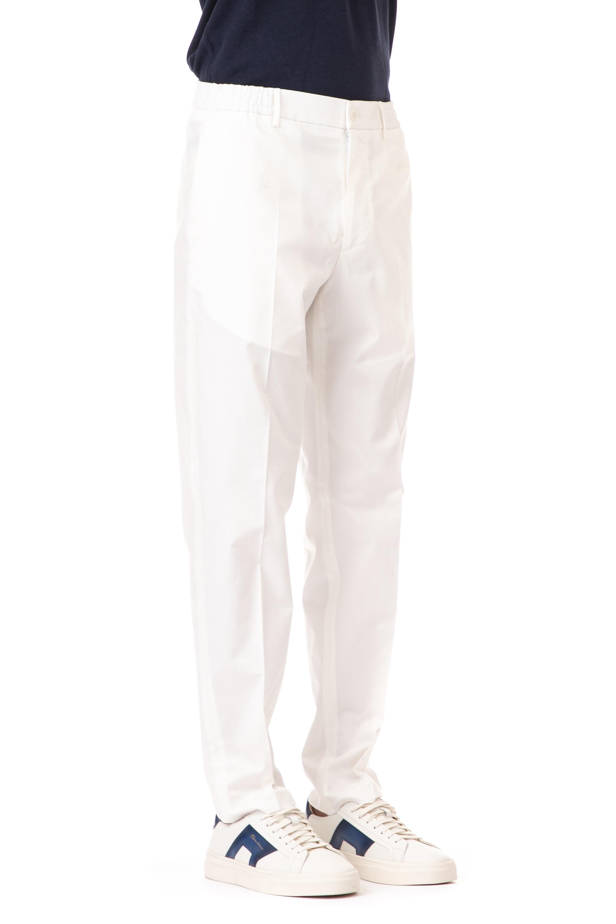 Pantalone in cotone con elastico in vita mod. garcon P-GARCON 770104/2 EX902 Tagliatore 
