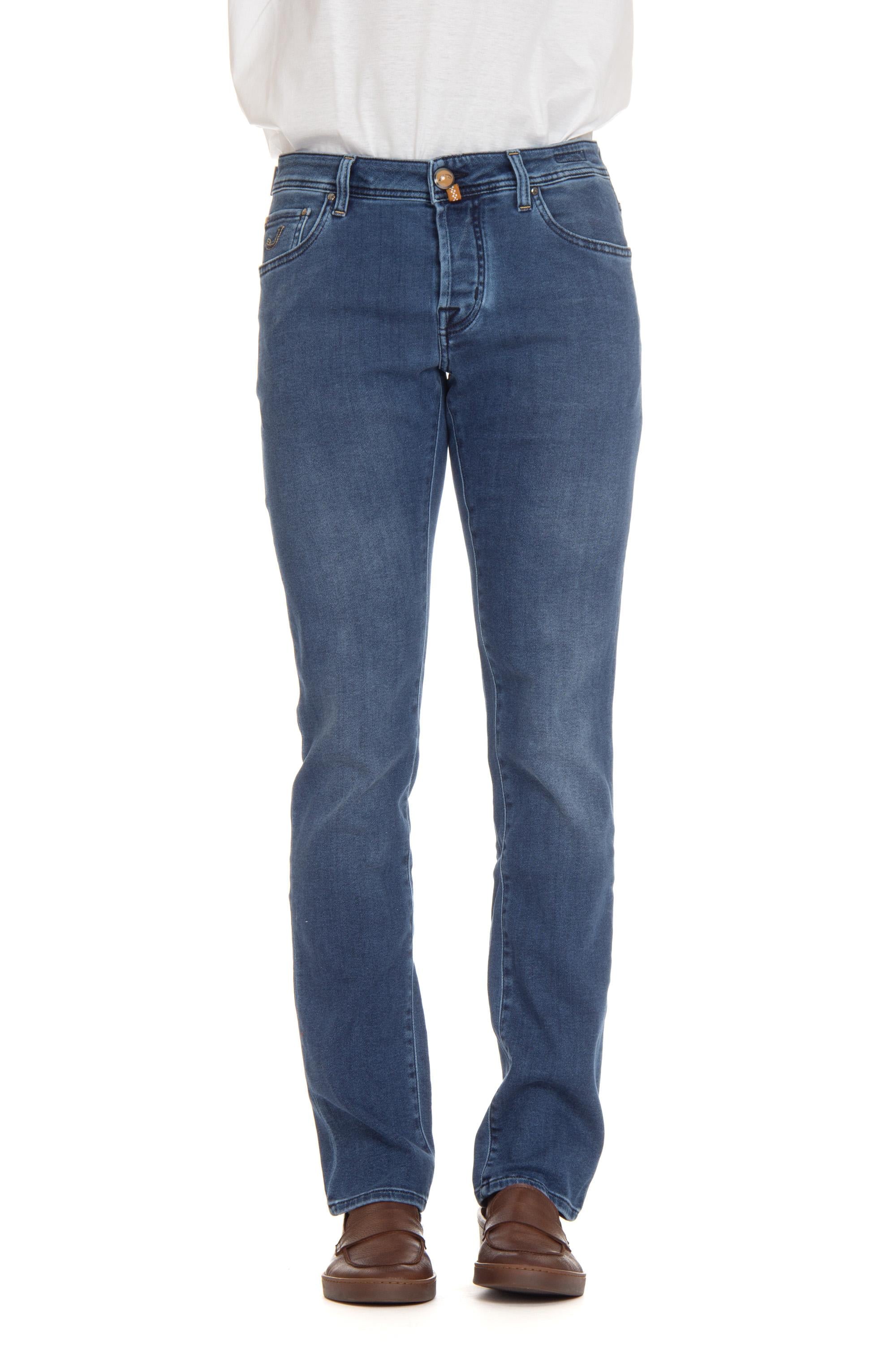 Jacob Cohen Jeans stretch etichetta beige in cavallino Nick fit E06 31 P3745 NICK 693D 