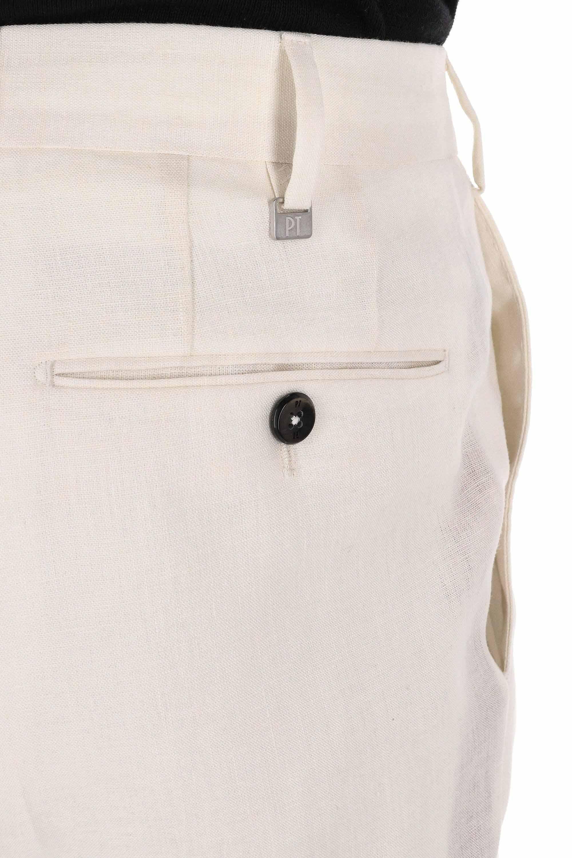 Pantalone in puro lino Slim fit VS01Z00CL1 BB58 0015 PT Torino 