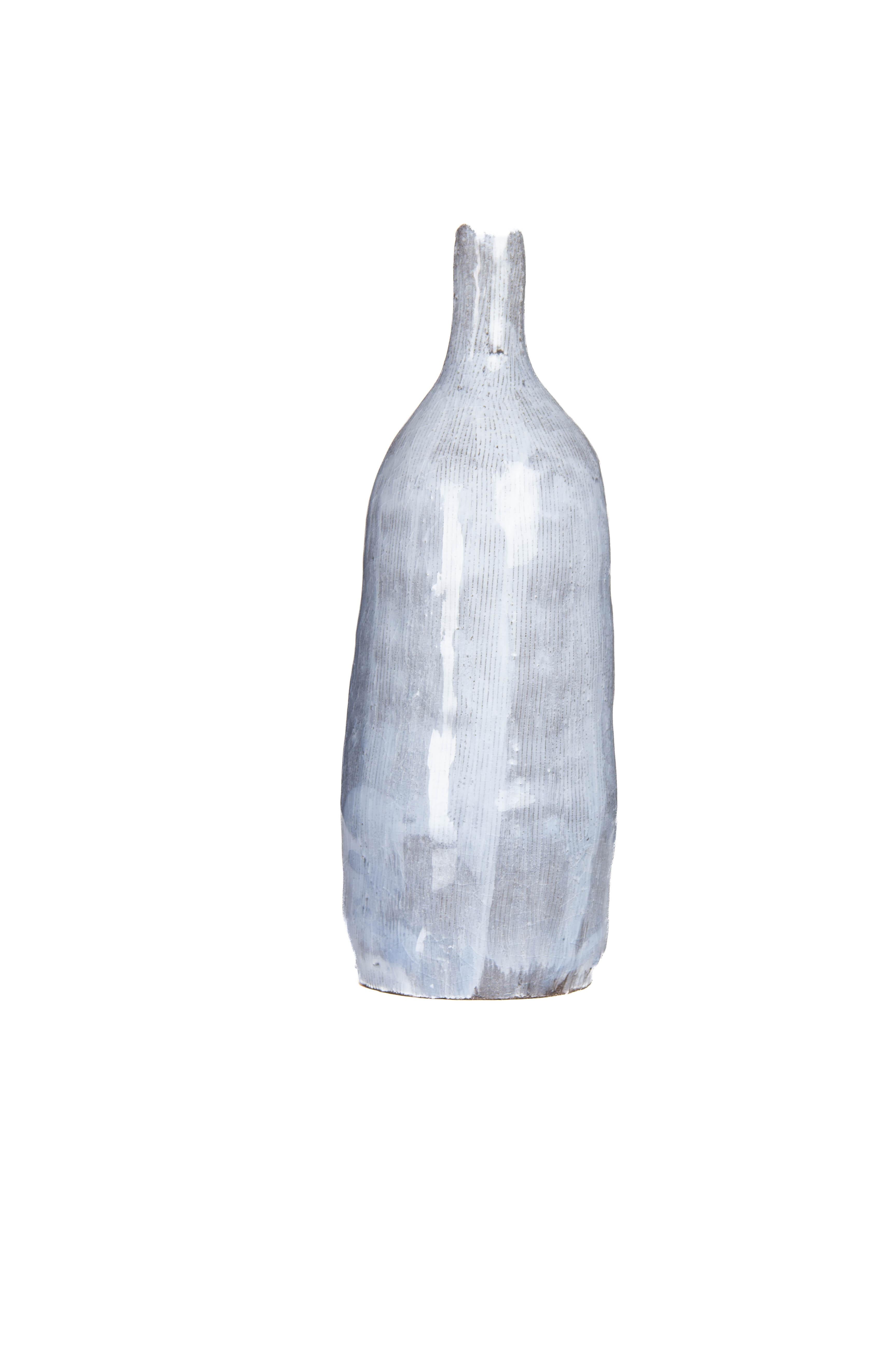 Vaso artigianale in ceramica JAR 8 AZZ Il Setaccio 