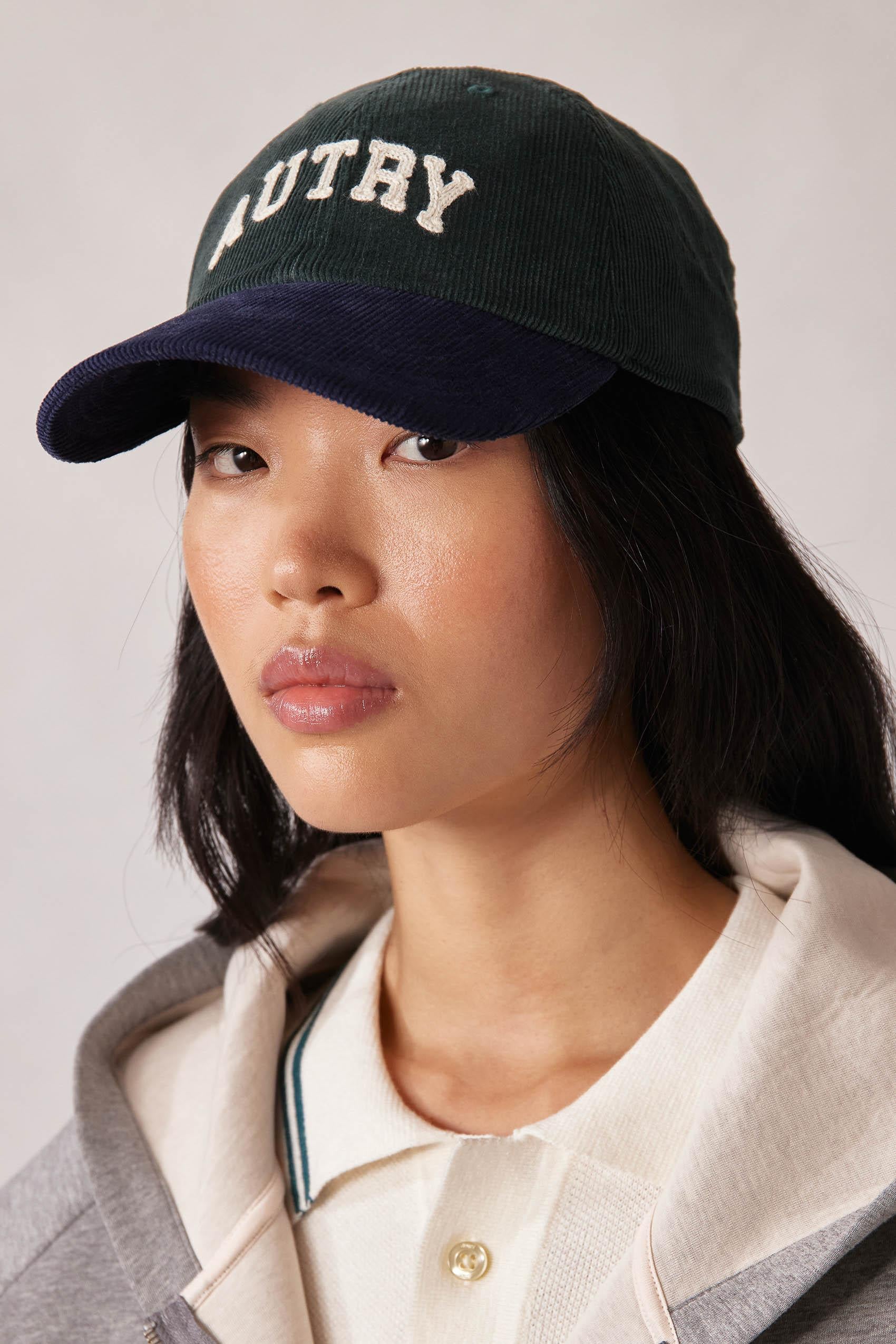 Autry Cappello baseball in velluto a coste ACPU Q9BG CONIFER 