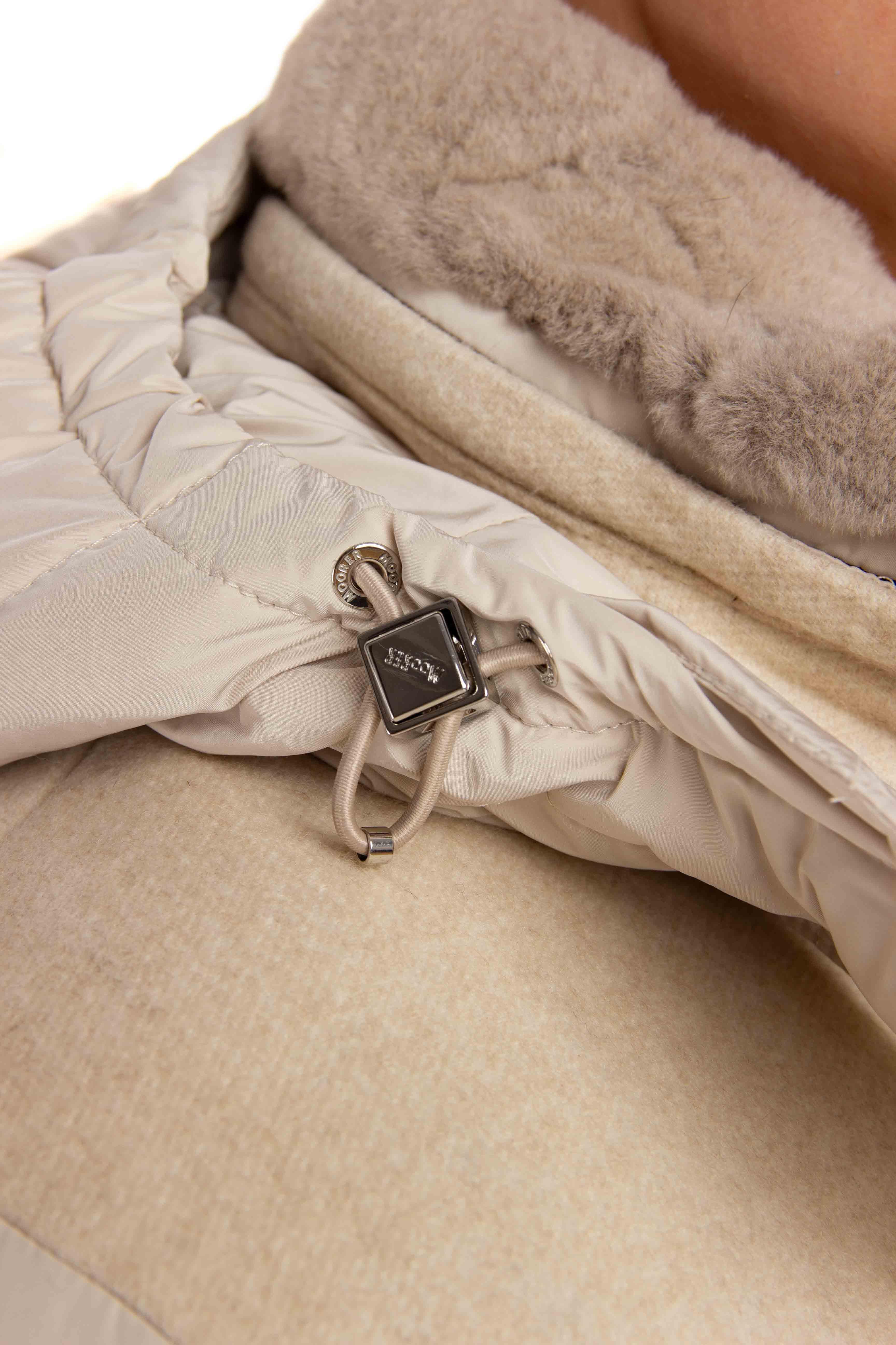 Piumino in cashmere Yangir modello Impero-Y IMPERO-Y SABBIA Moorer 