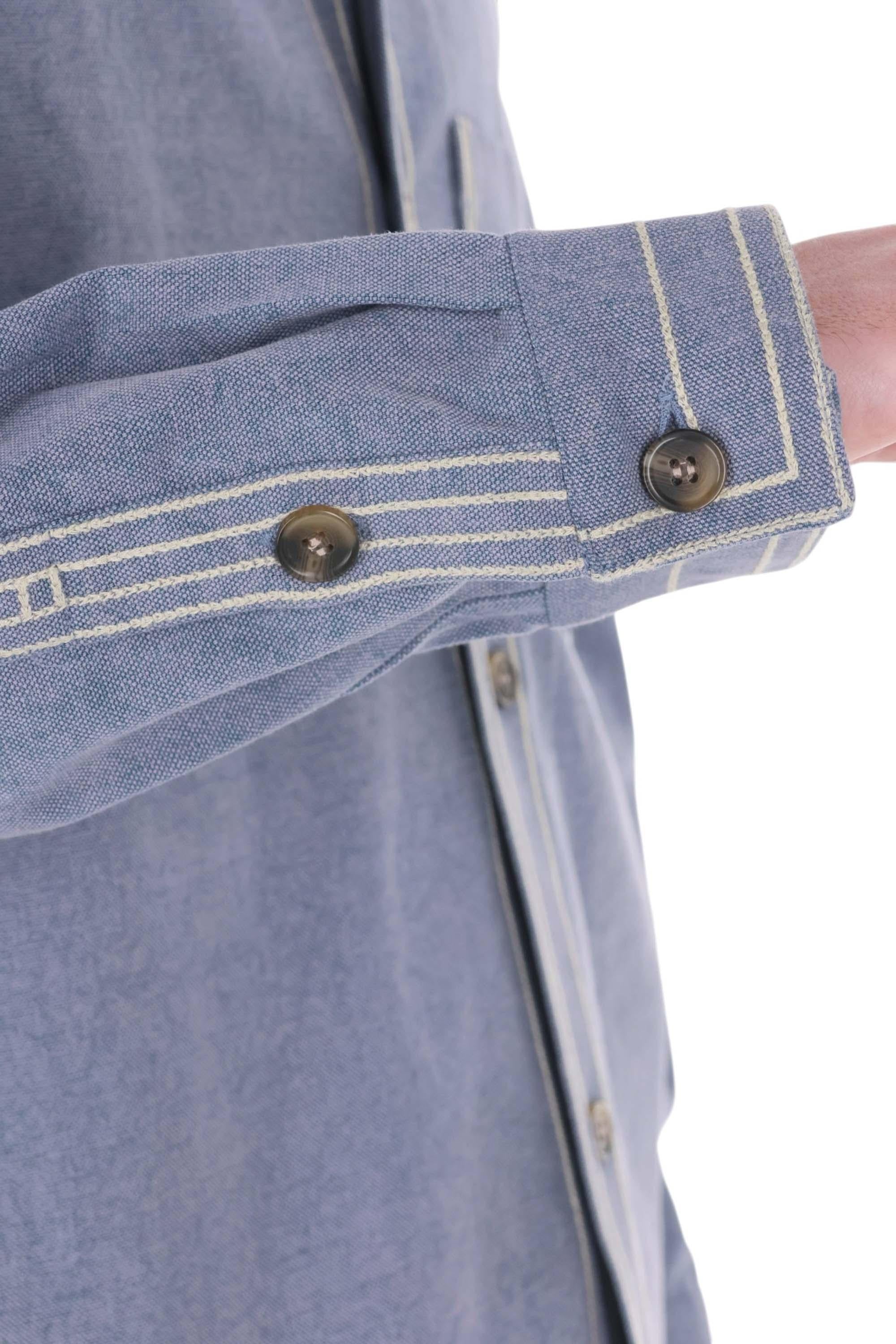 Isabel Marant Shirt jacket in cotone con ricami mod. Rudy VE0588HB-D1E03H 30LU 