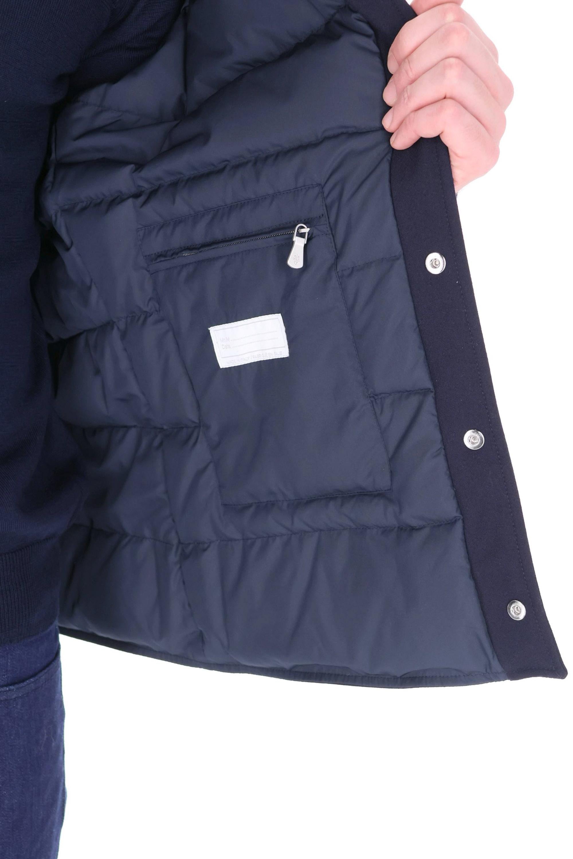 Eleventy Giubbotto in lana 14 micron con bottoni a pressione J75GBTI30 TES0H009/2 11N 