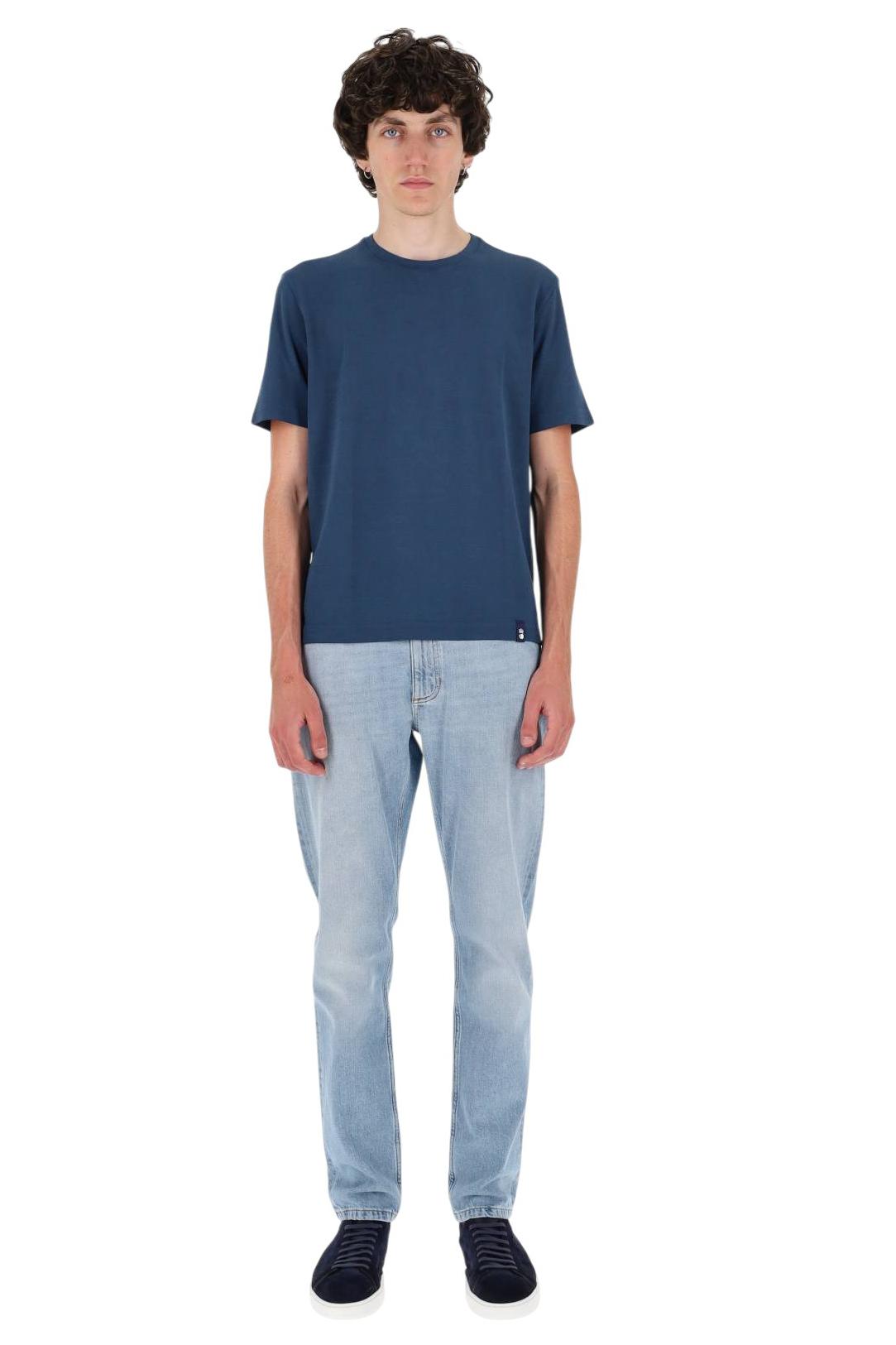 Drumohr T-shirt in cotone ice cotton DTJ100B. 795 