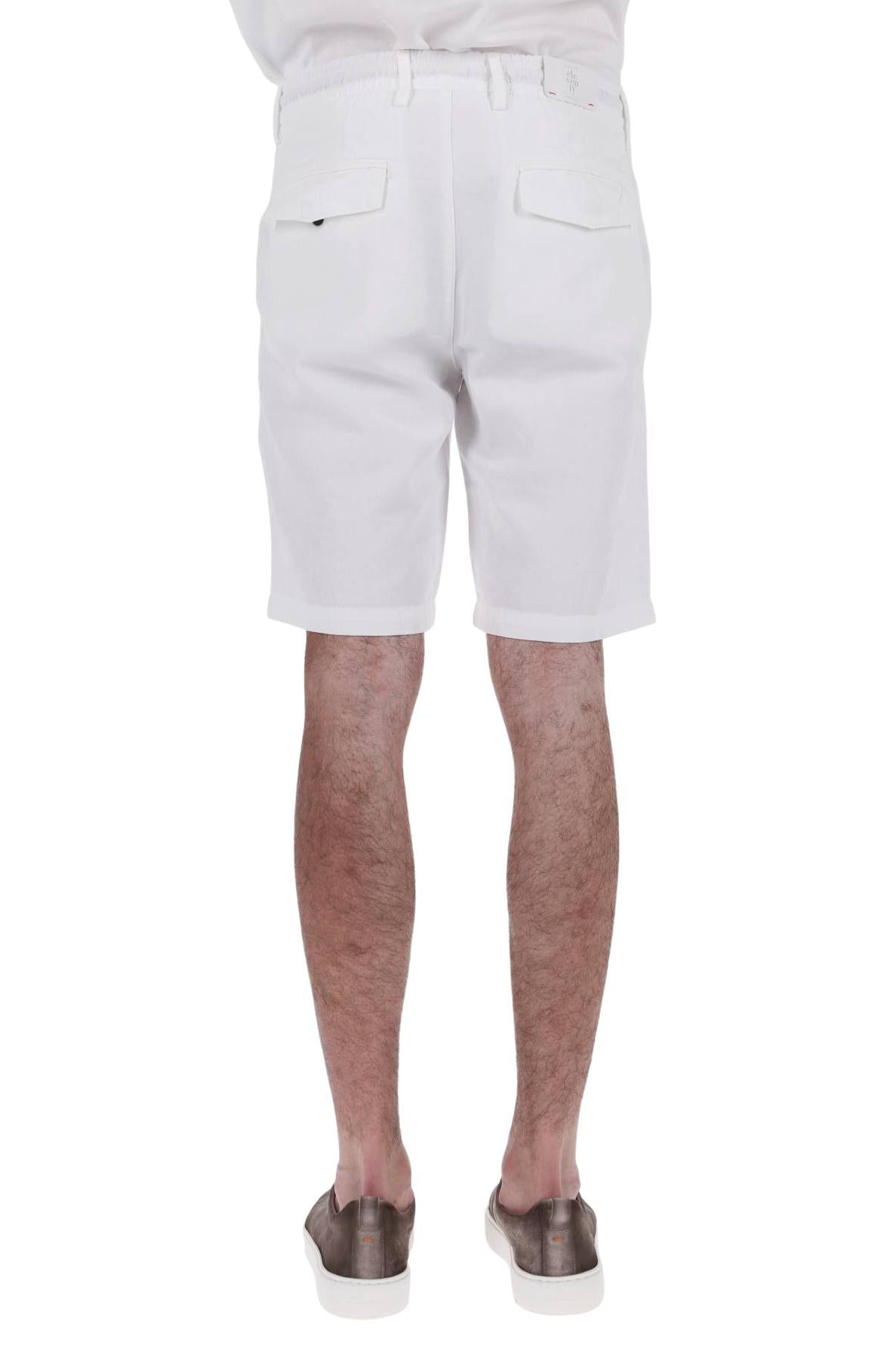 Eleventy Bermuda jogger in cotone-lino M75BERG04 TET0M016 01 