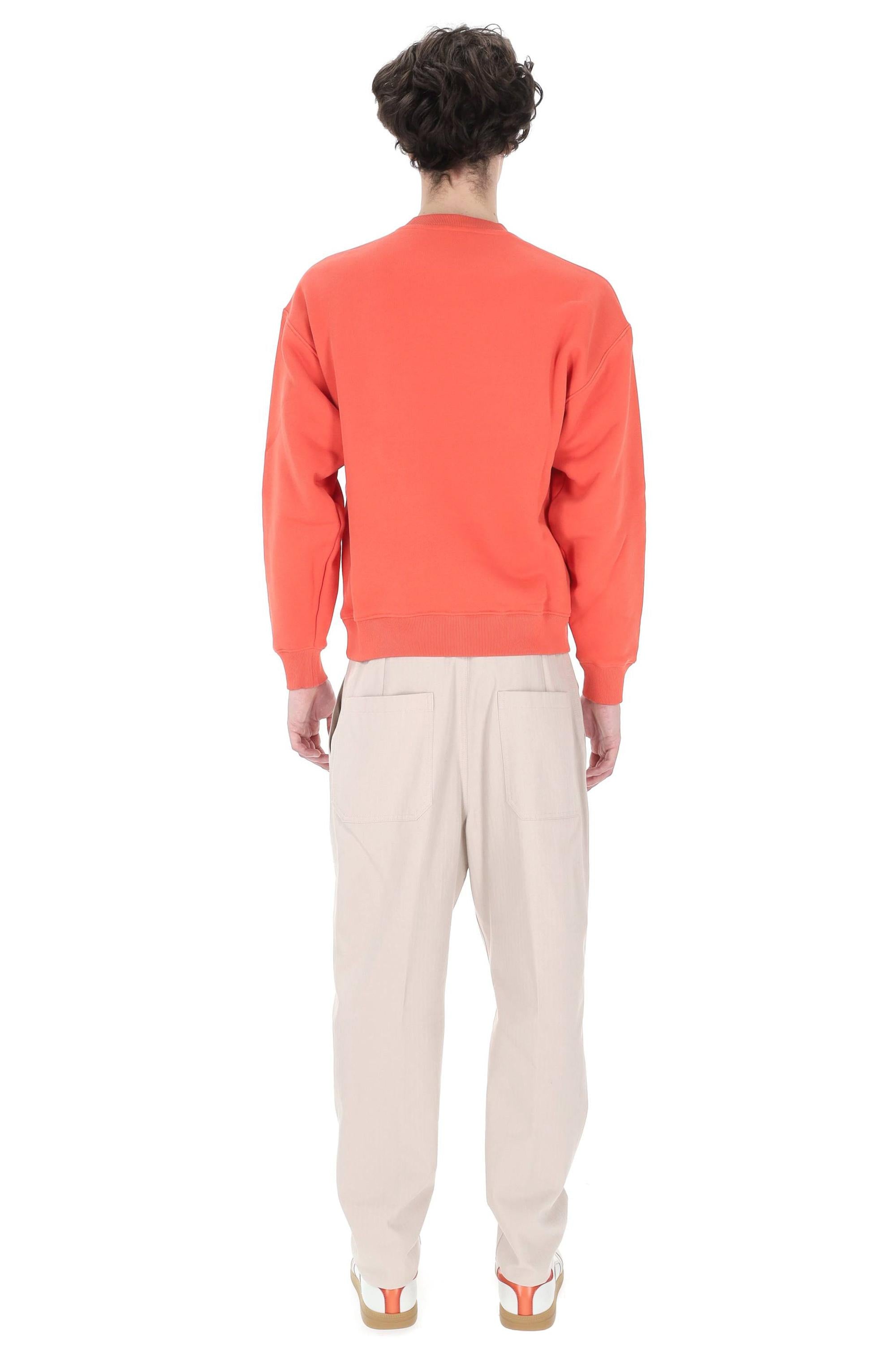Autry Felpa girocollo in cotone con logo SWPX 035H JERS CHOCINEAL 