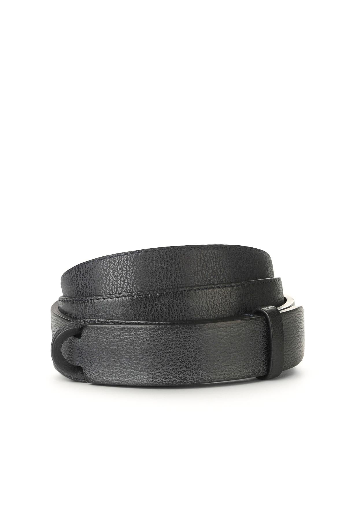 Orciani Cintura senza fibbia in pelle chevrette NB0074-CHE BLU 