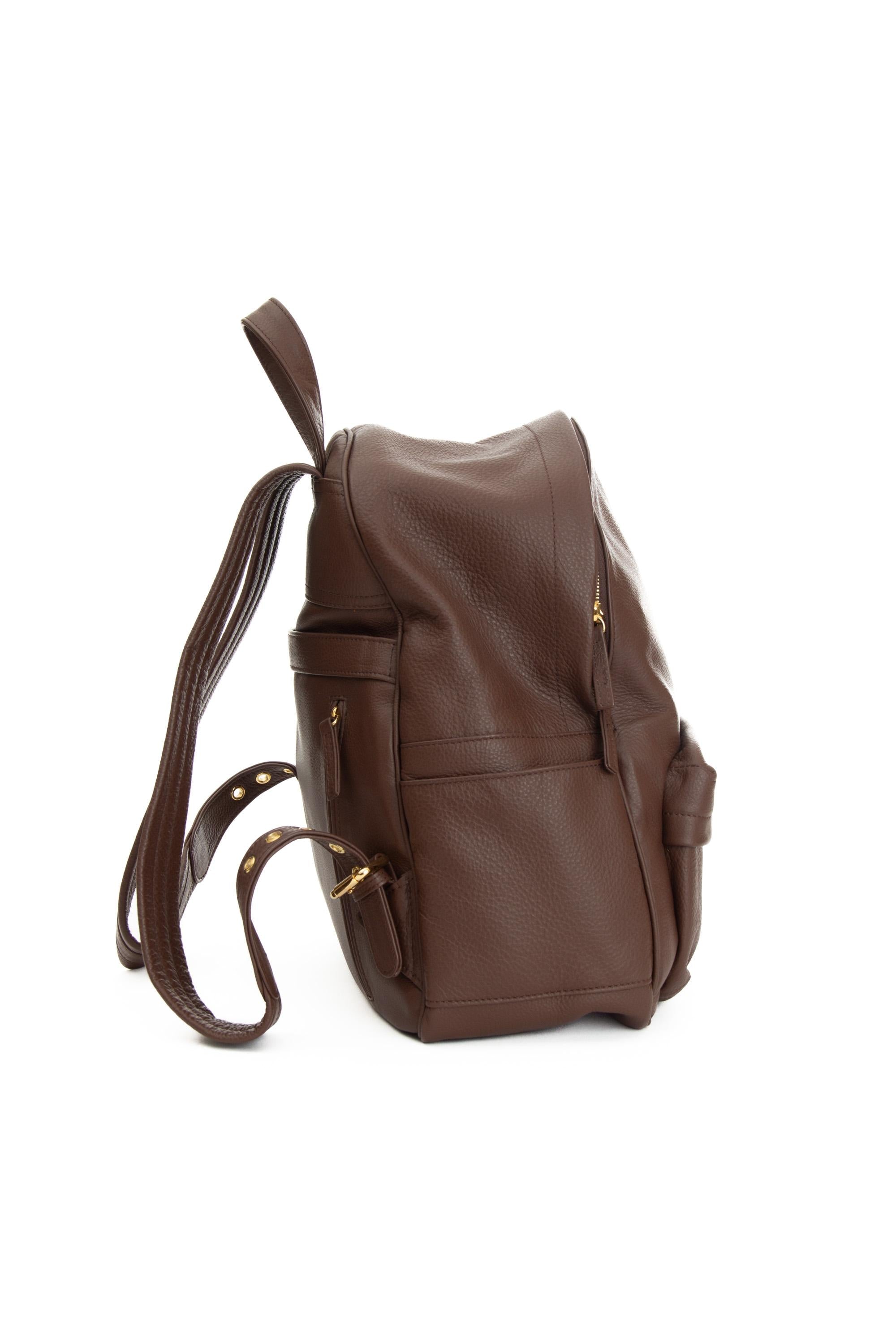 Zaino in pelle supersoft A77BORA03 PEL0A002 04 Eleventy 
