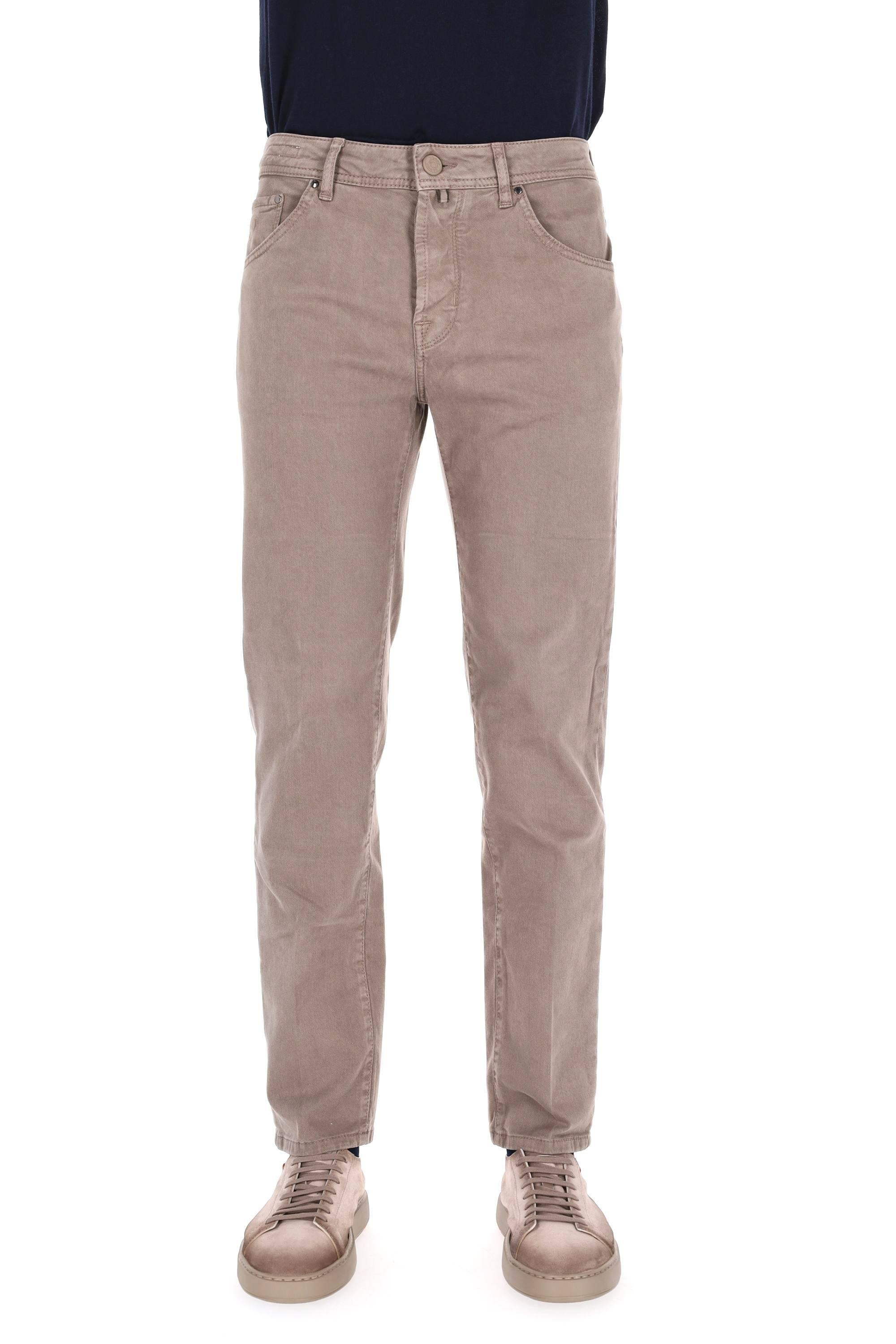 Jacob Cohen 5 tasche color in cotone mano pesca Scott fit JUM_QE015-036-S4216 B75 