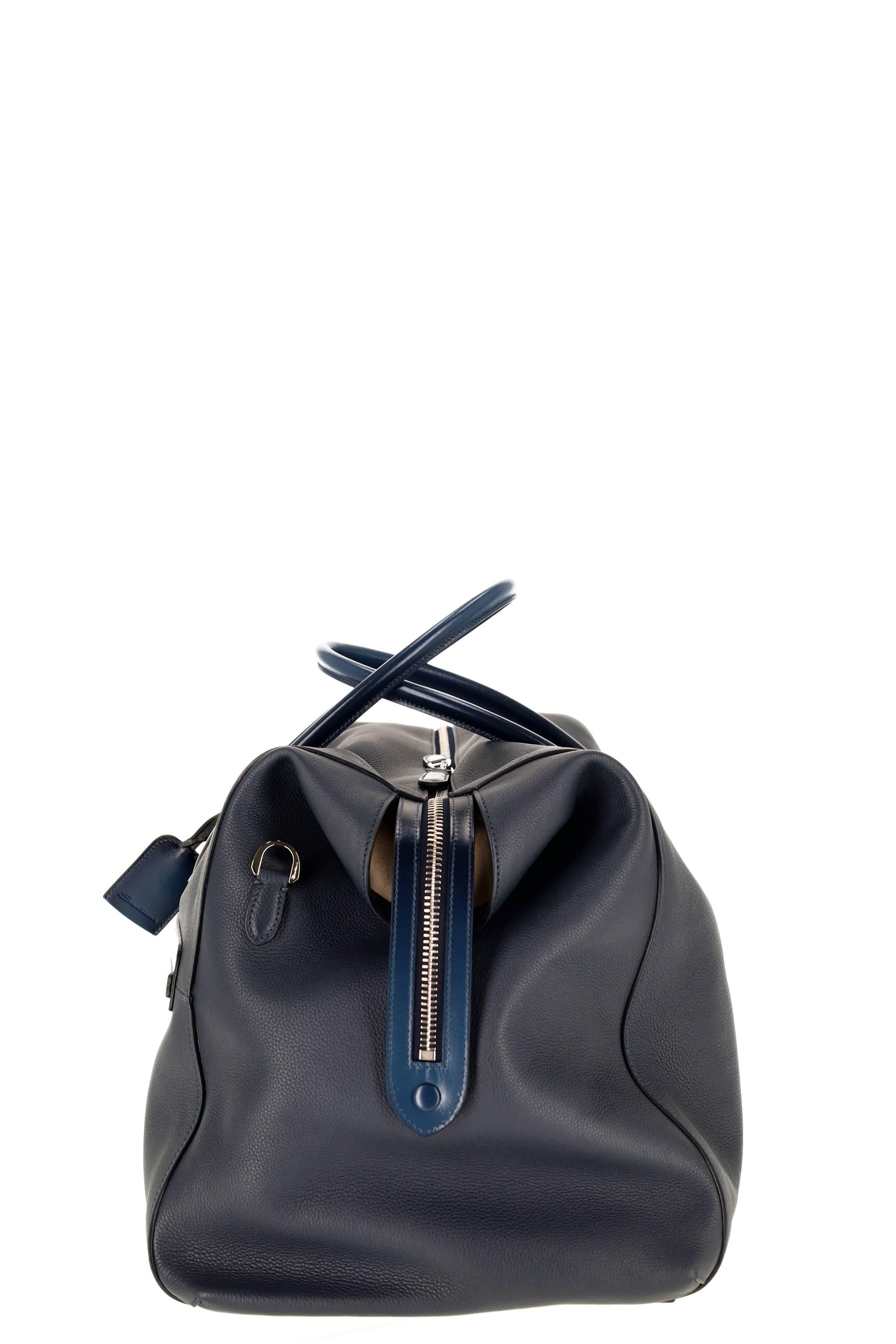 Santoni Borsa da viaggio in pelle UIBBA2646BS/2 U55 