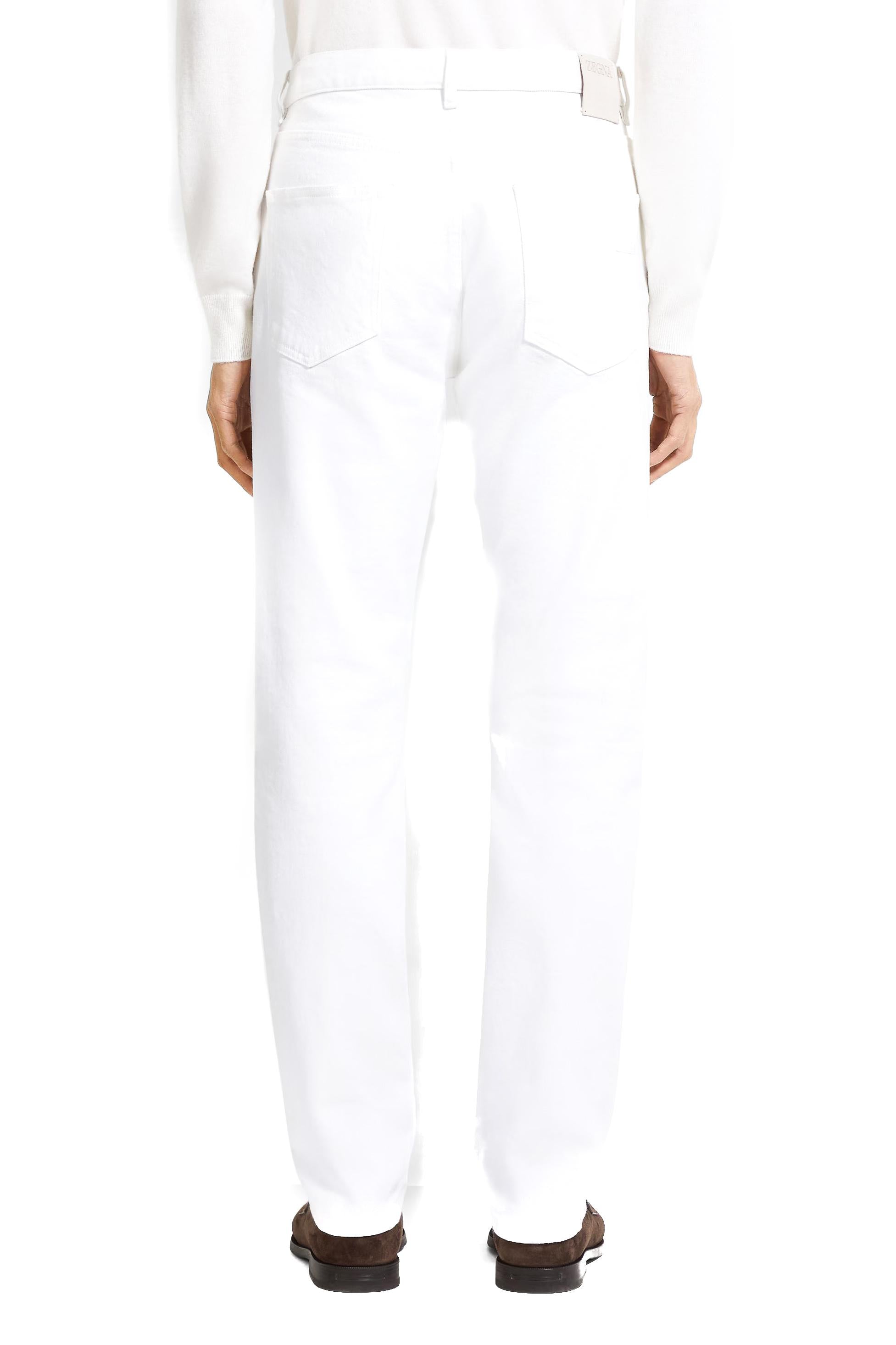 Zegna Jeans bianco comfort Roccia E8I81 CITY 100 