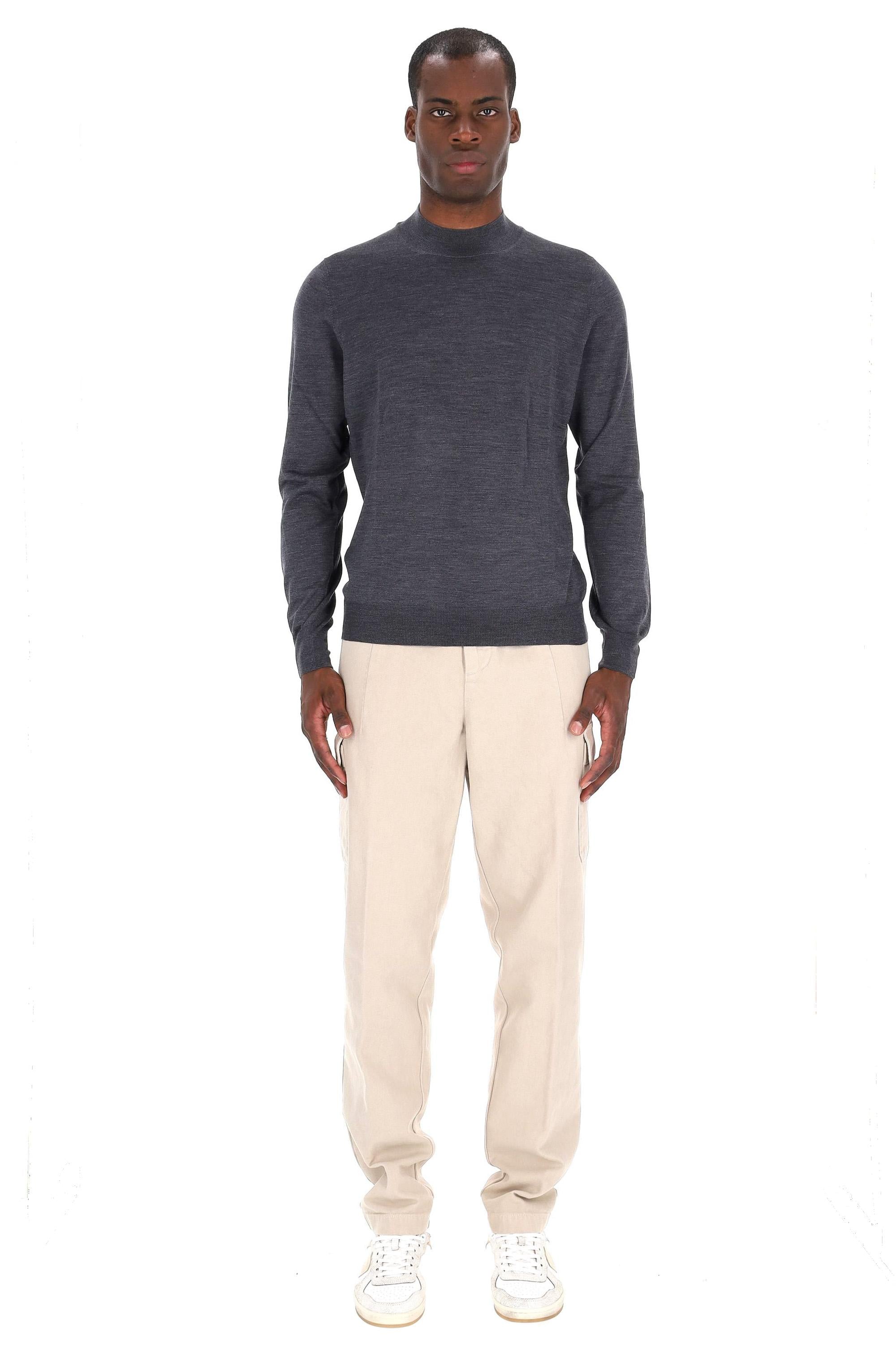 Maglia lupetto in lana vergine 1479045554 0098 098 Barba 