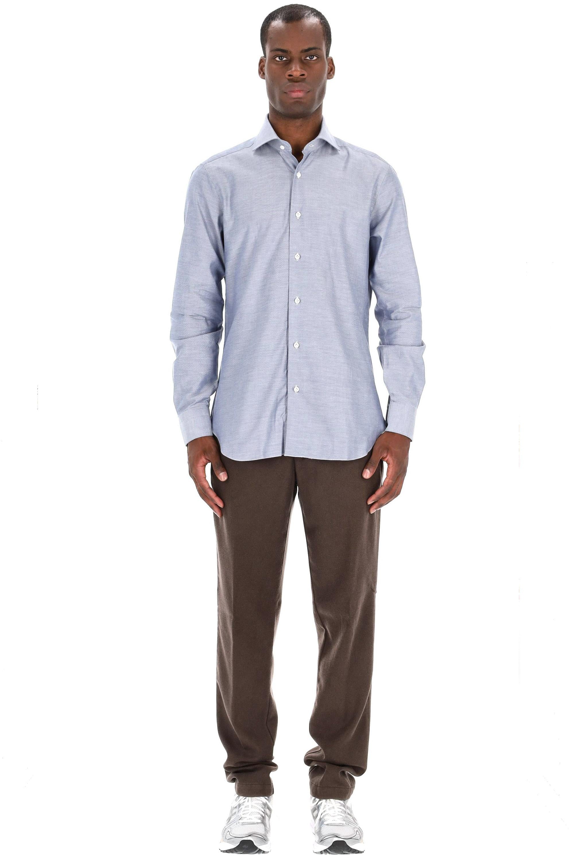 Camicia in cotone oxford linea Culto K1U13P0150096.U 0001 Barba 