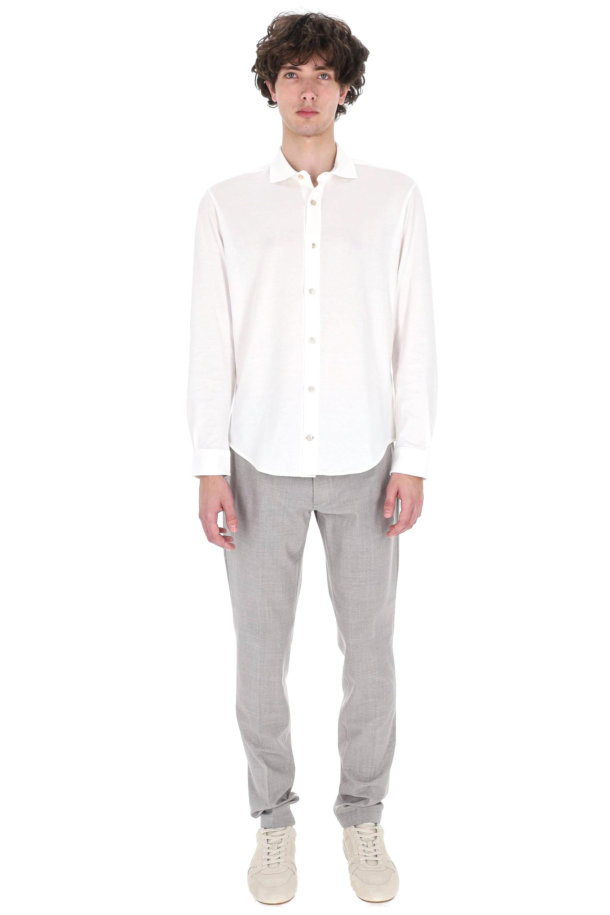 Eleventy Camicia in jersey di cotone X75CAMH02 TSH26001 01N 
