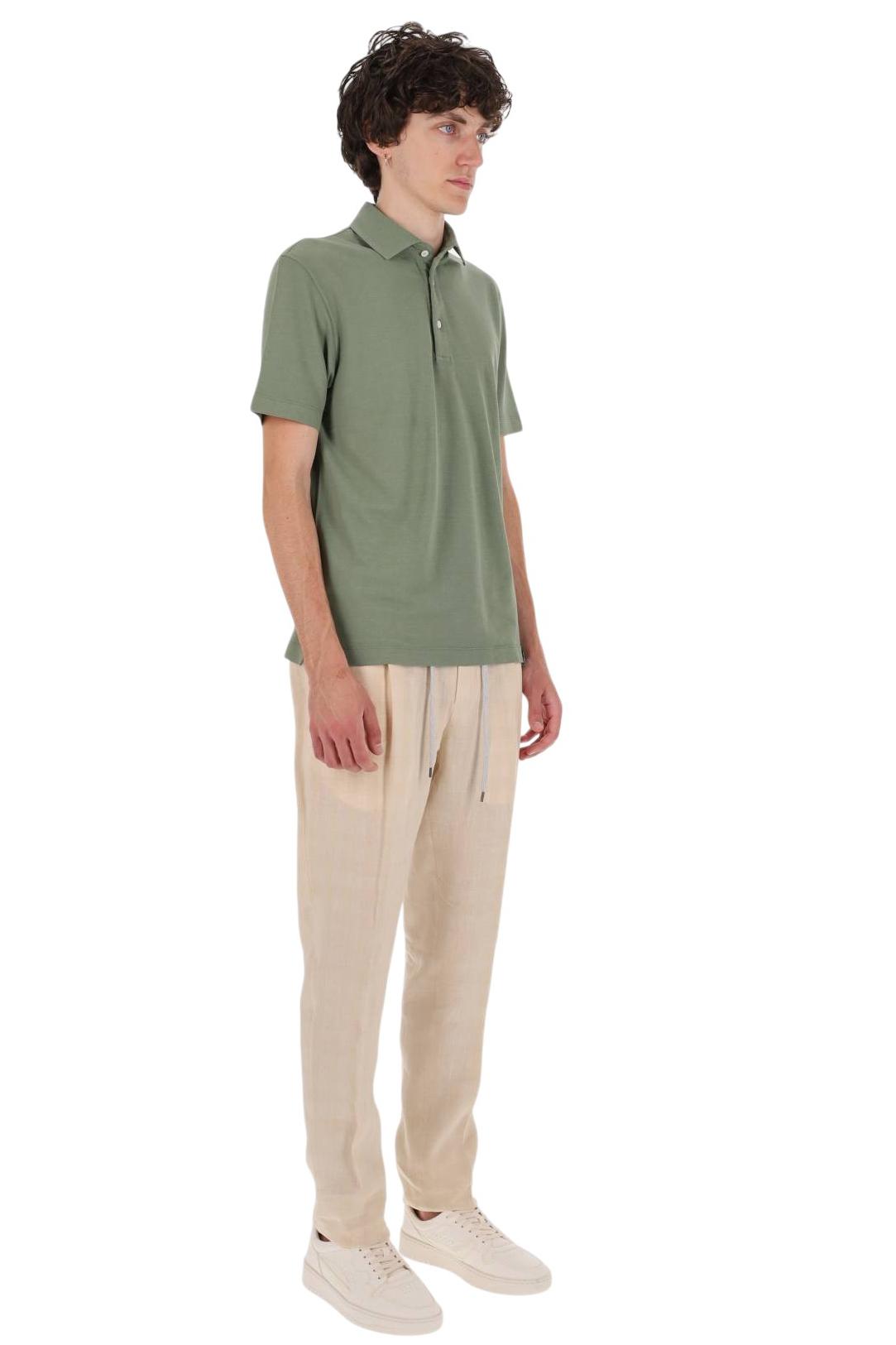 Drumohr Polo in cotone ice cotton DTJ202B-5 440 