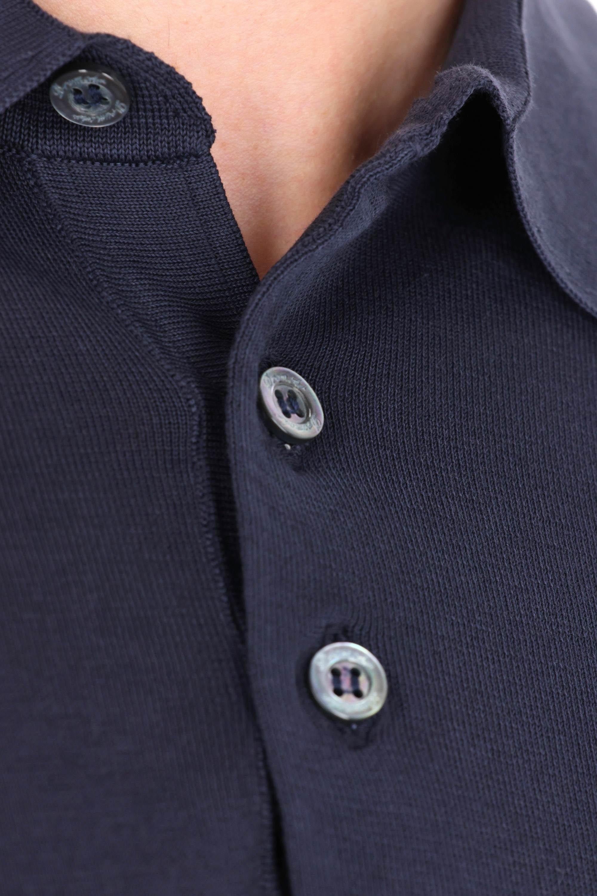 Drumohr Polo in fine cotone ice cotton frosted D0GF202NL-4 795 