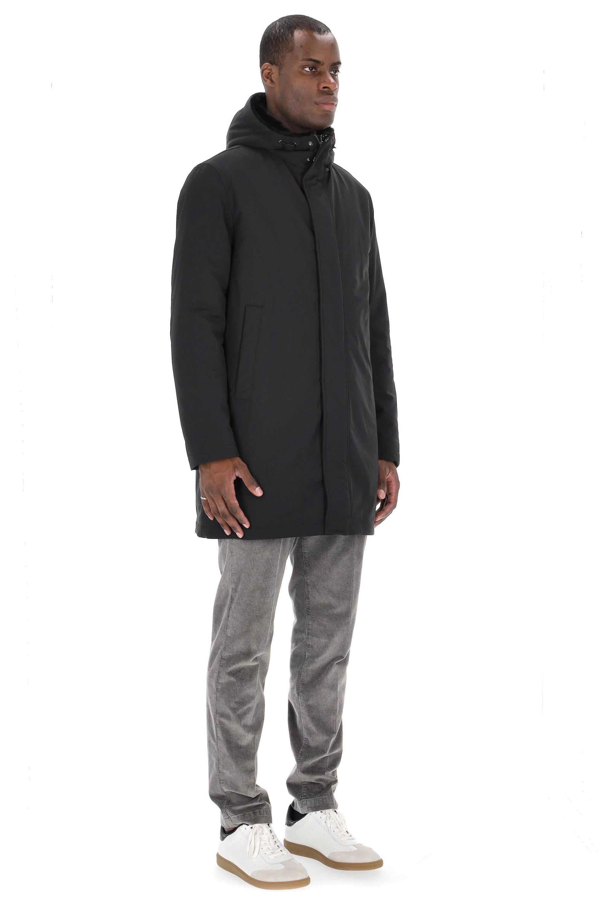 Herno Parka in nylon con interno in orsetto PA000170U-12343Z/2 9300 