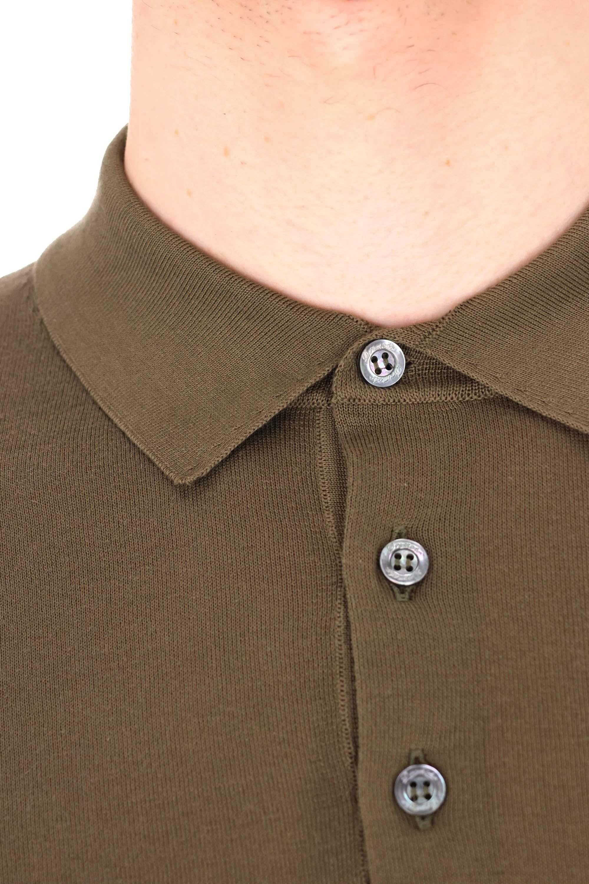 Drumohr Polo manica lunga in cotone D0GN214L-2 441 