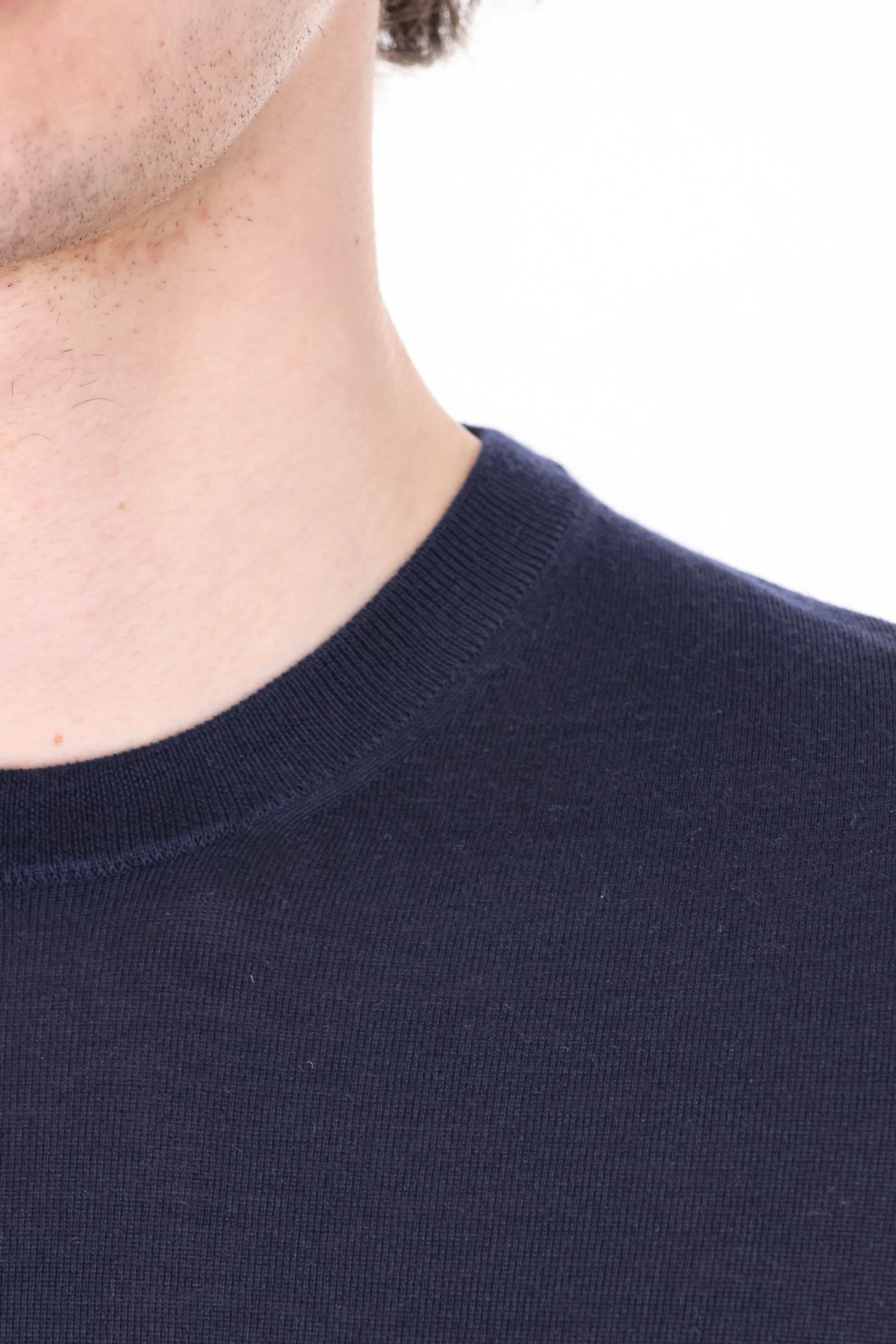 Drumohr Maglia girocollo in leggero cashmere-lana-seta D0KK103L-2 790 