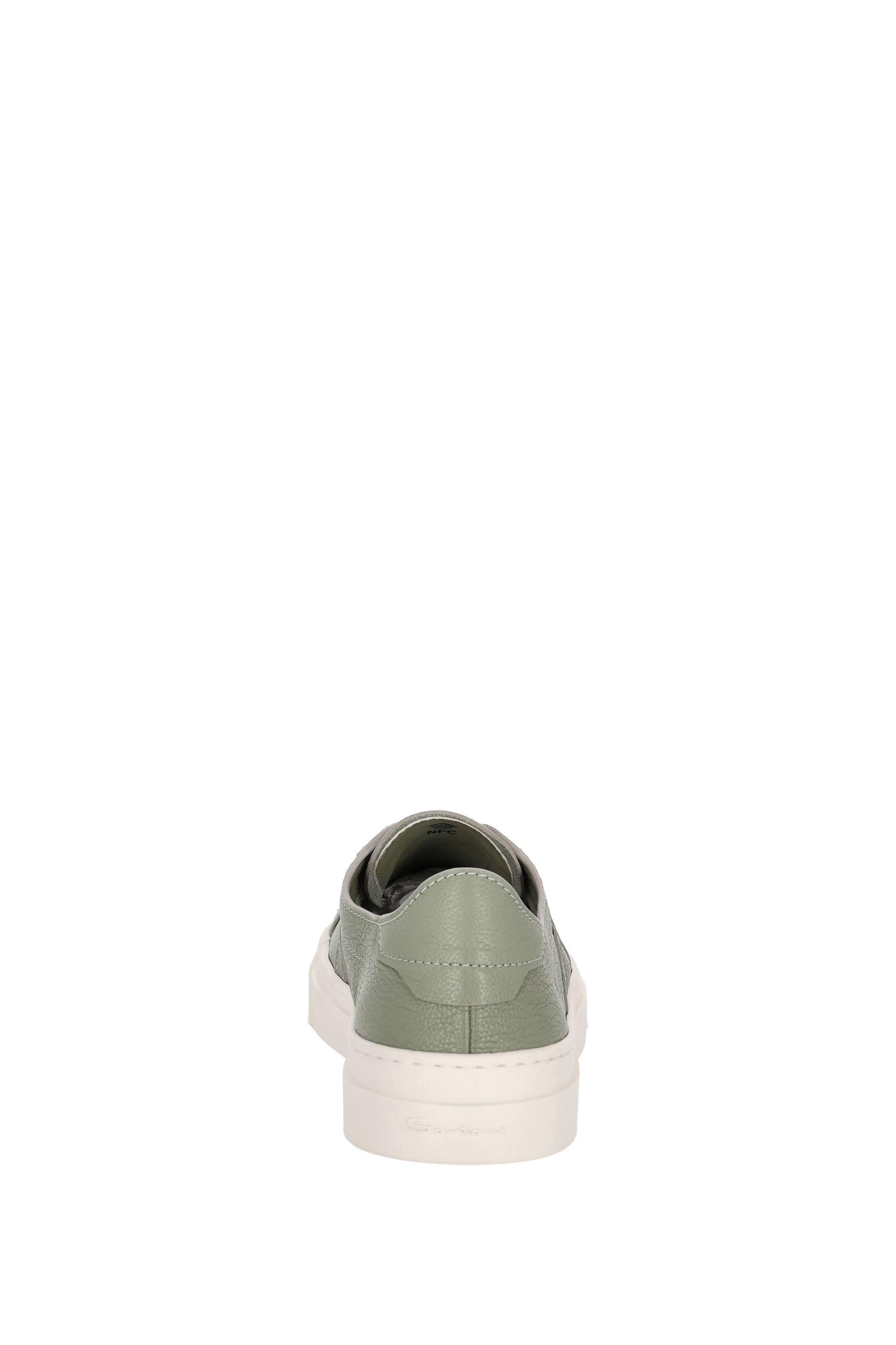 Sneaker in pelle martellata mod. Double Buckle MBGT21967PNNTSIW/2 V11 Santoni 