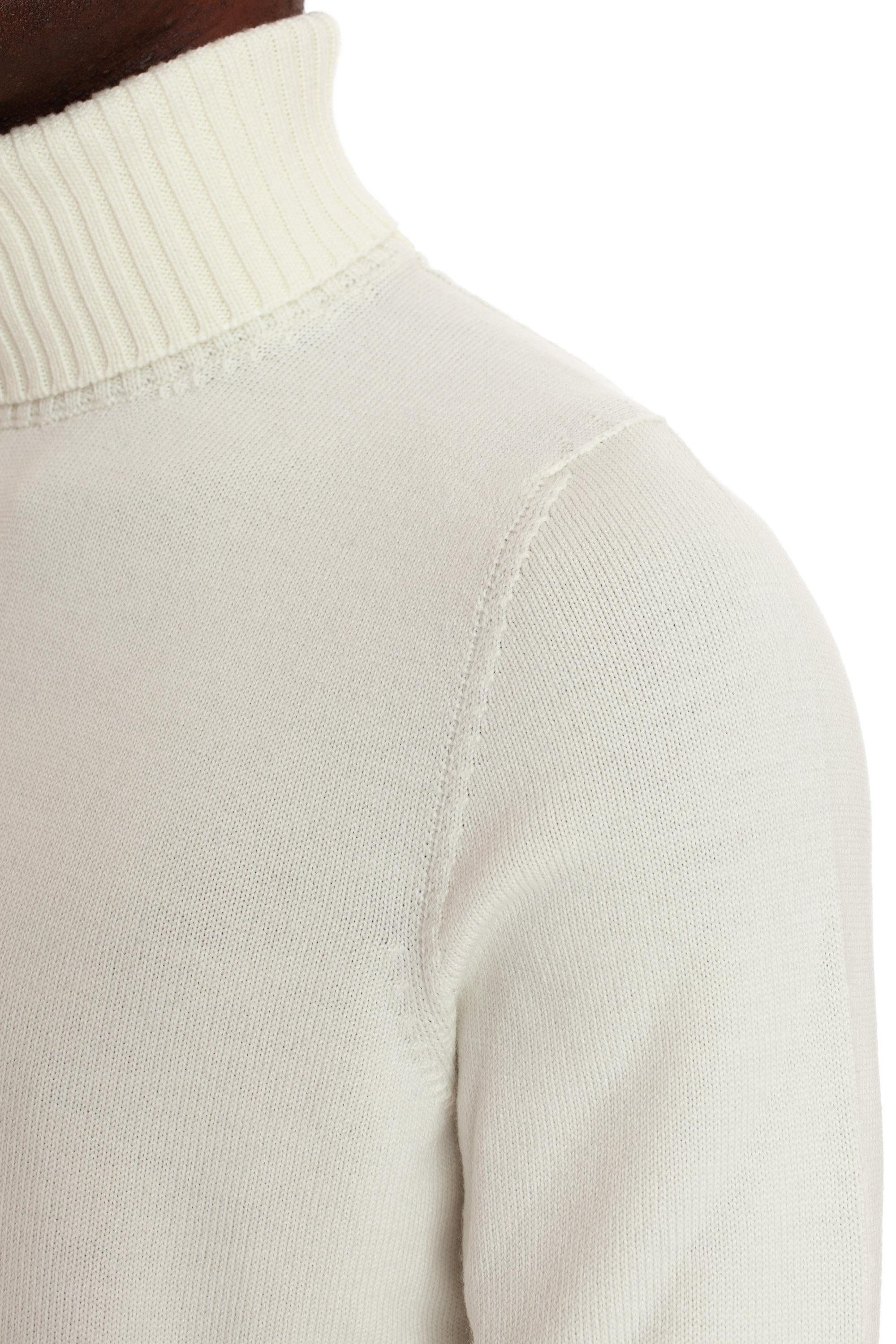 Maglia dolcevita in lana merinos finezza 7 D7M104.3 125 Drumohr 