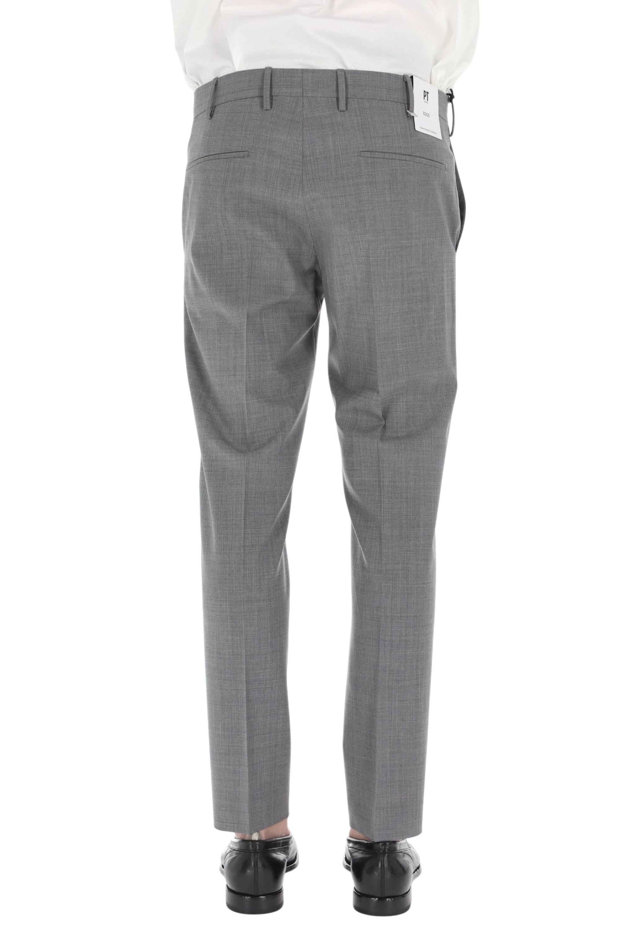 PT Torino Pantalone in lana Tropical bi-stretch Dieci fit COAFX0Z00FWD MA27-2 0240 