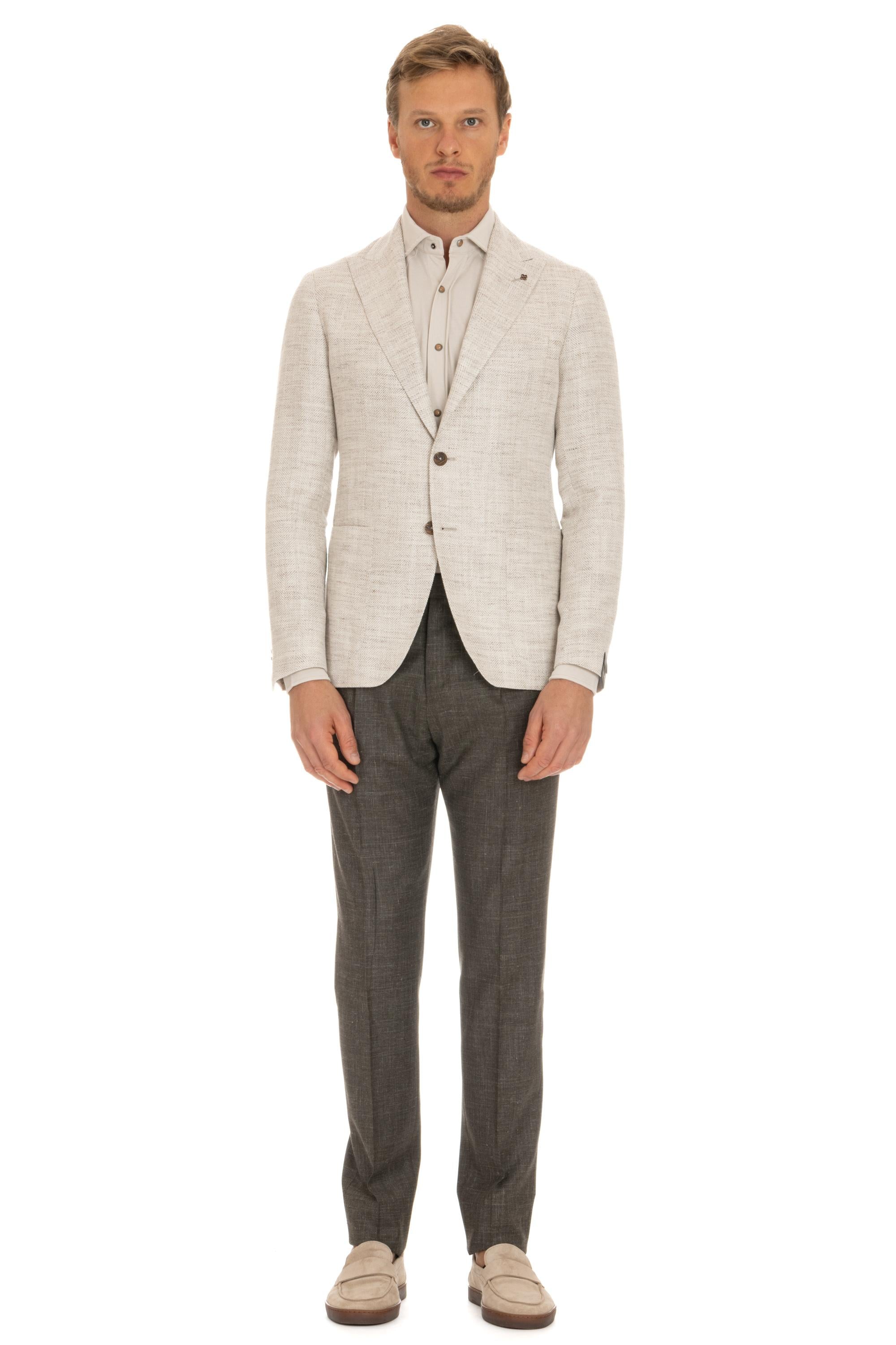 Tagliatore Giacca in seta-lino-cotone mod. Montecarlo 1SMC26K 850038 A3076 