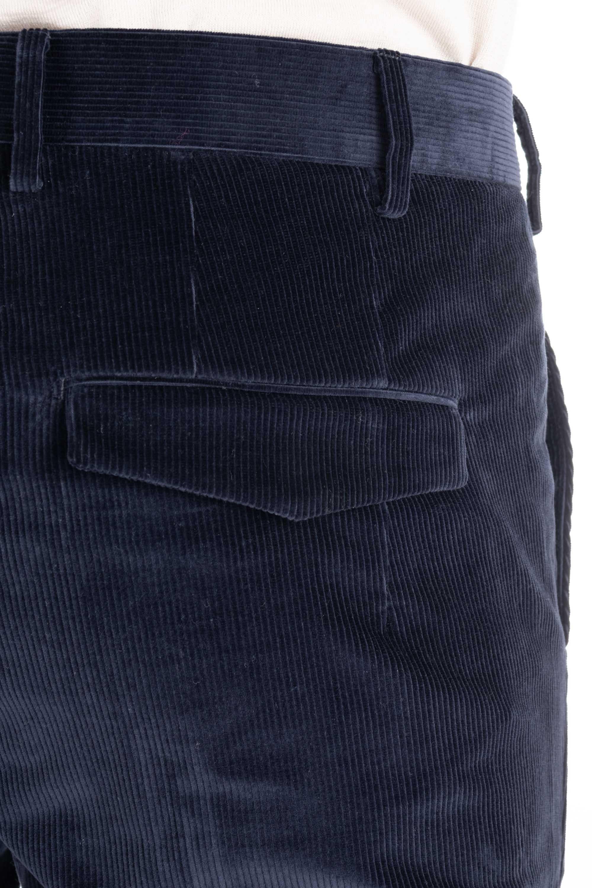 Pantalone in velluto soft touch mille righe Master fit ASMAZ00CL1 PG81_N3 0370 PT Torino 