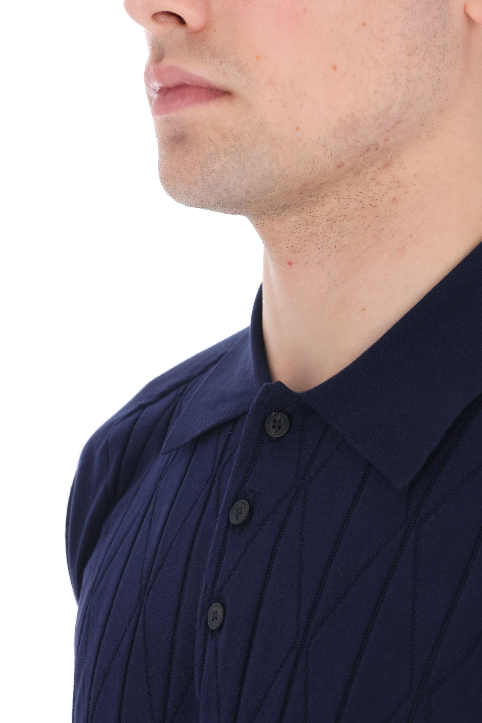 Polo special manica corta trama romboidale RB05424 RB0510 Roberto Collina 