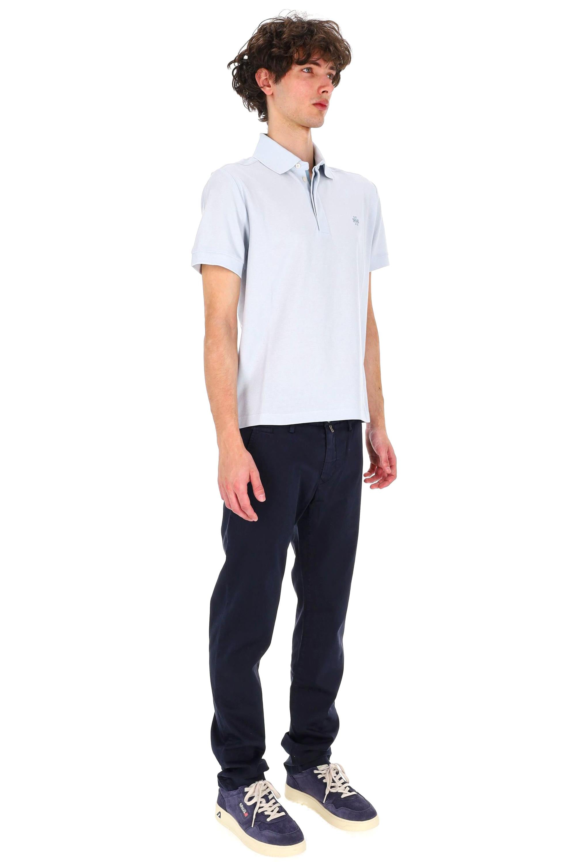 Jacob Cohen Polo in piquet di cotone comn bottoni coperti 80033-001-M4565/2 X75 