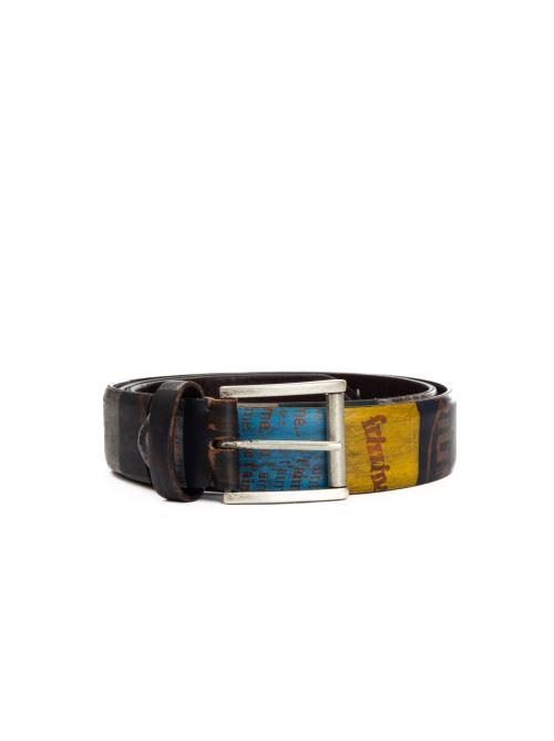 Cintura artigianale in pelle "Graf" ARTICOLO GRAF 2 MLTCLR Artigianato Italiano 