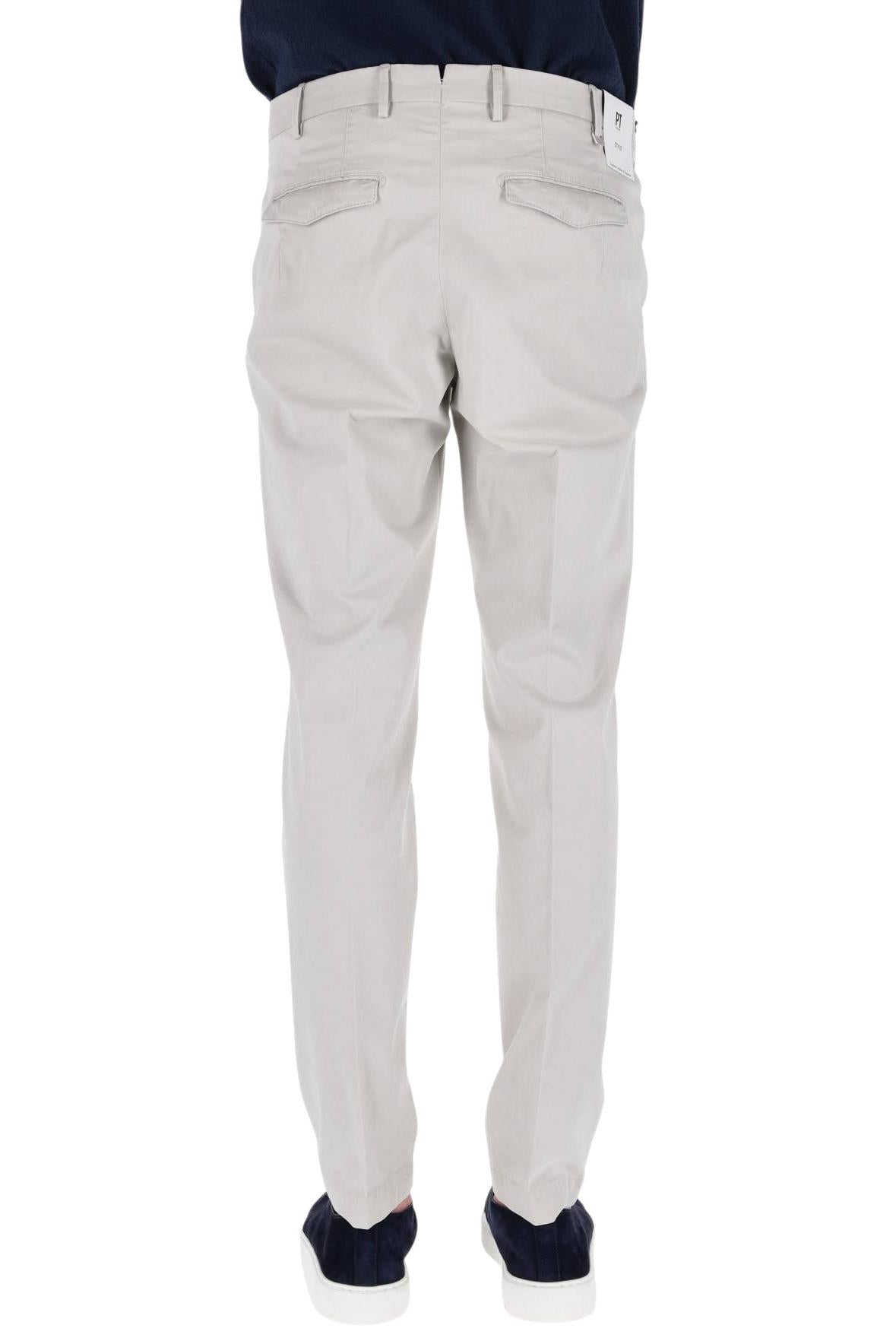 PT Torino Pantalone in tricotina di cotone Master fit COALMAZ00CL1 TU18-2 0200 