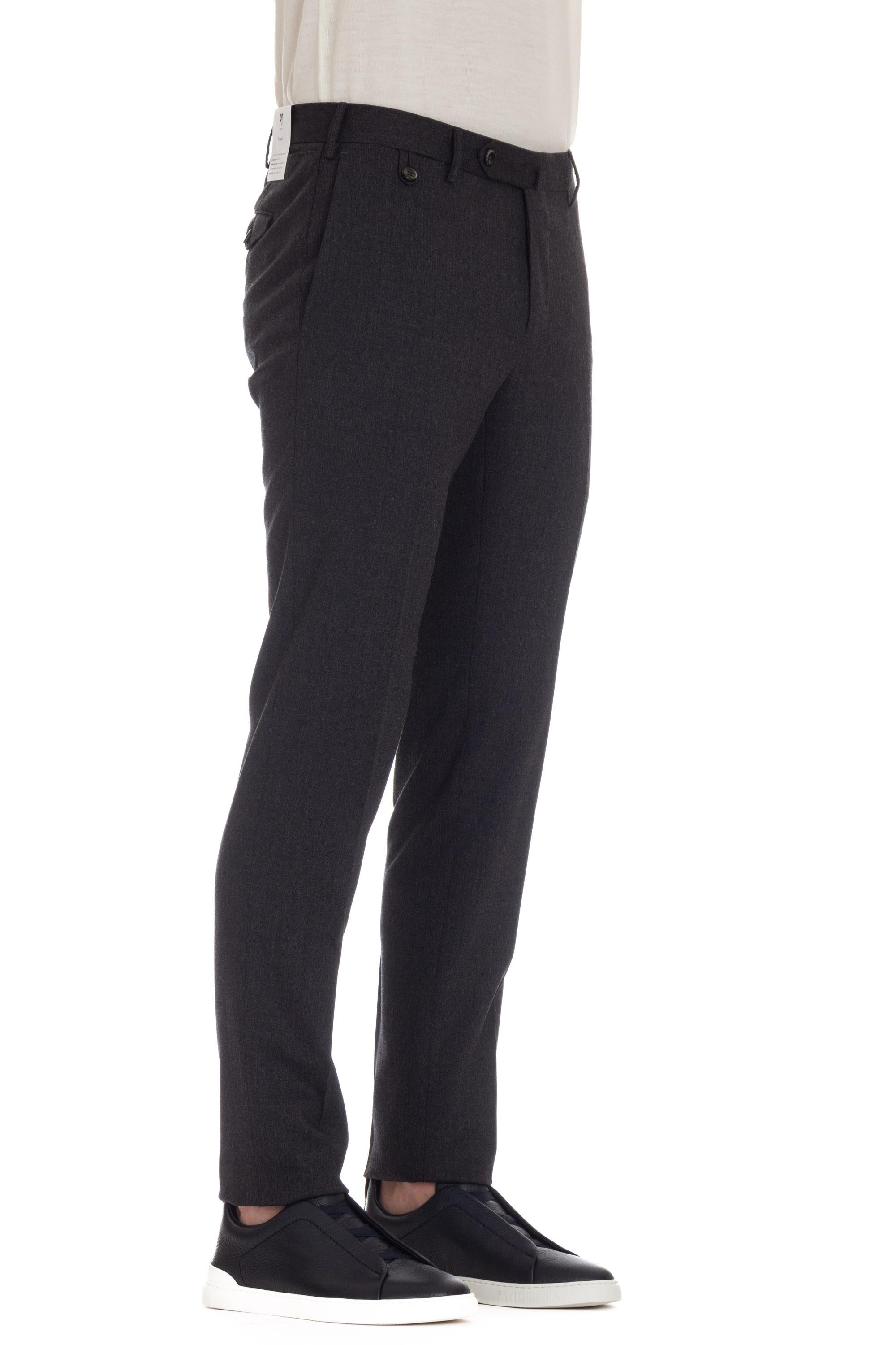 Pantalone in lana tecnica Travel superslim fit DSWPZPOCL1 PO80 0250 PT Torino 