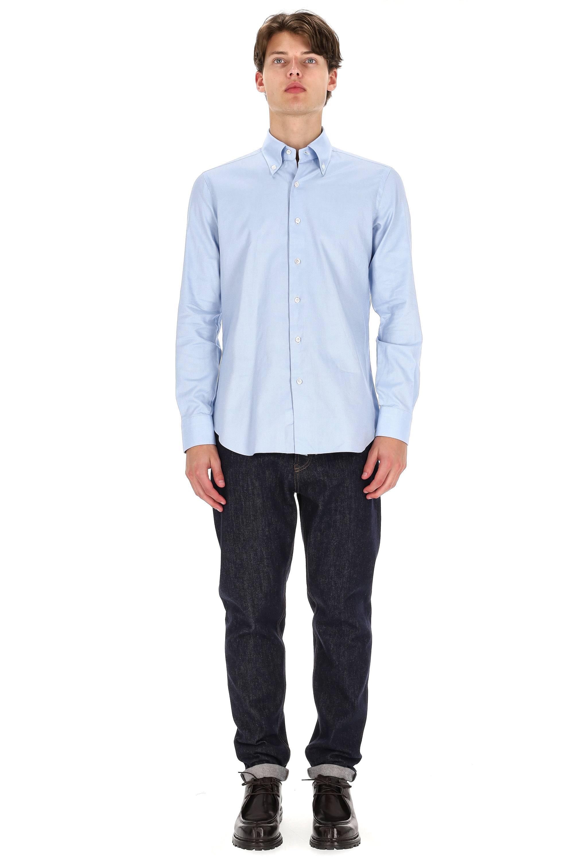 Barba Camicia sartoriale in oxford button down linea Culto K1U24P0150080.U/2 0002 