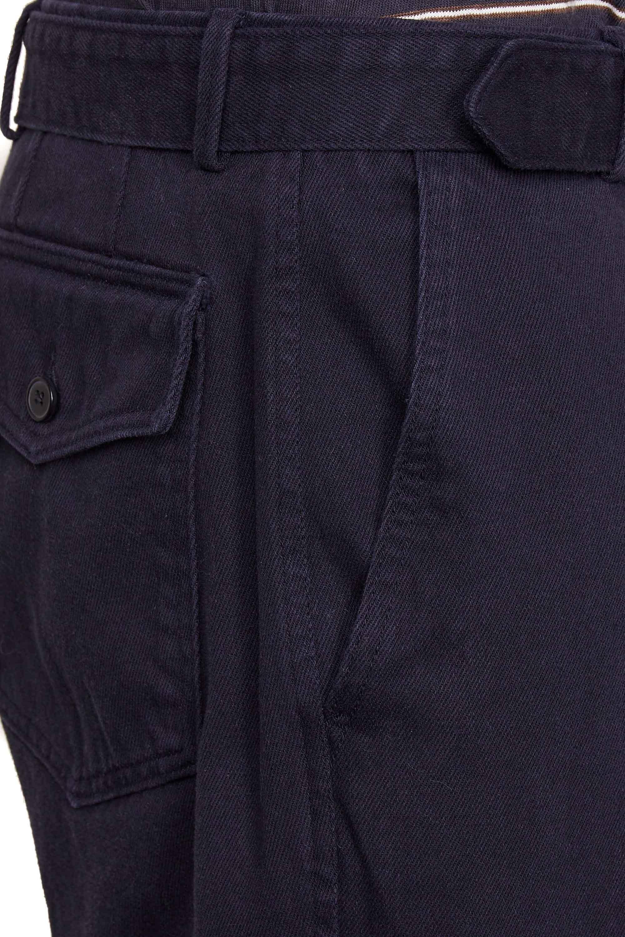 Officine Générale Pantalone chino in cotone twill mod. Oswald MCHN703 DARK NAVY 