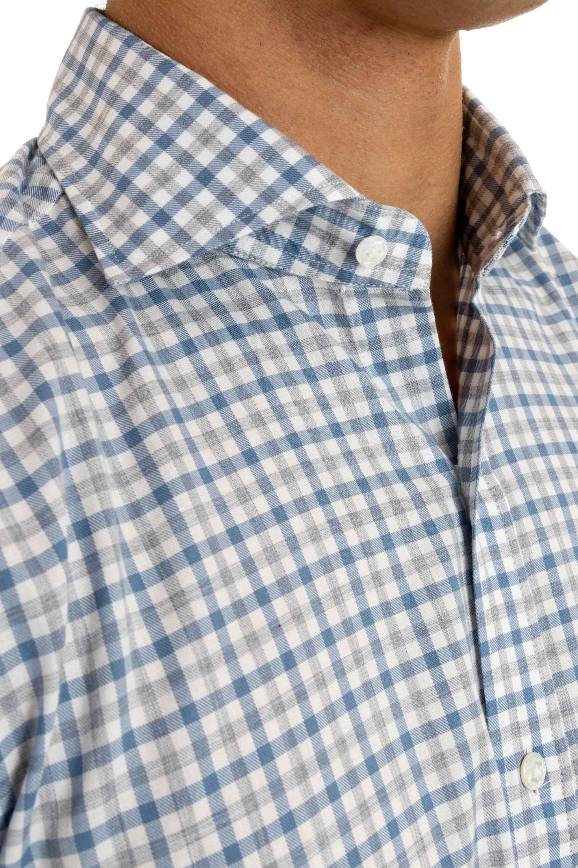 Camicia micro quadretto linea Dandylife LFU13P0144013.X/2 0002 Barba 