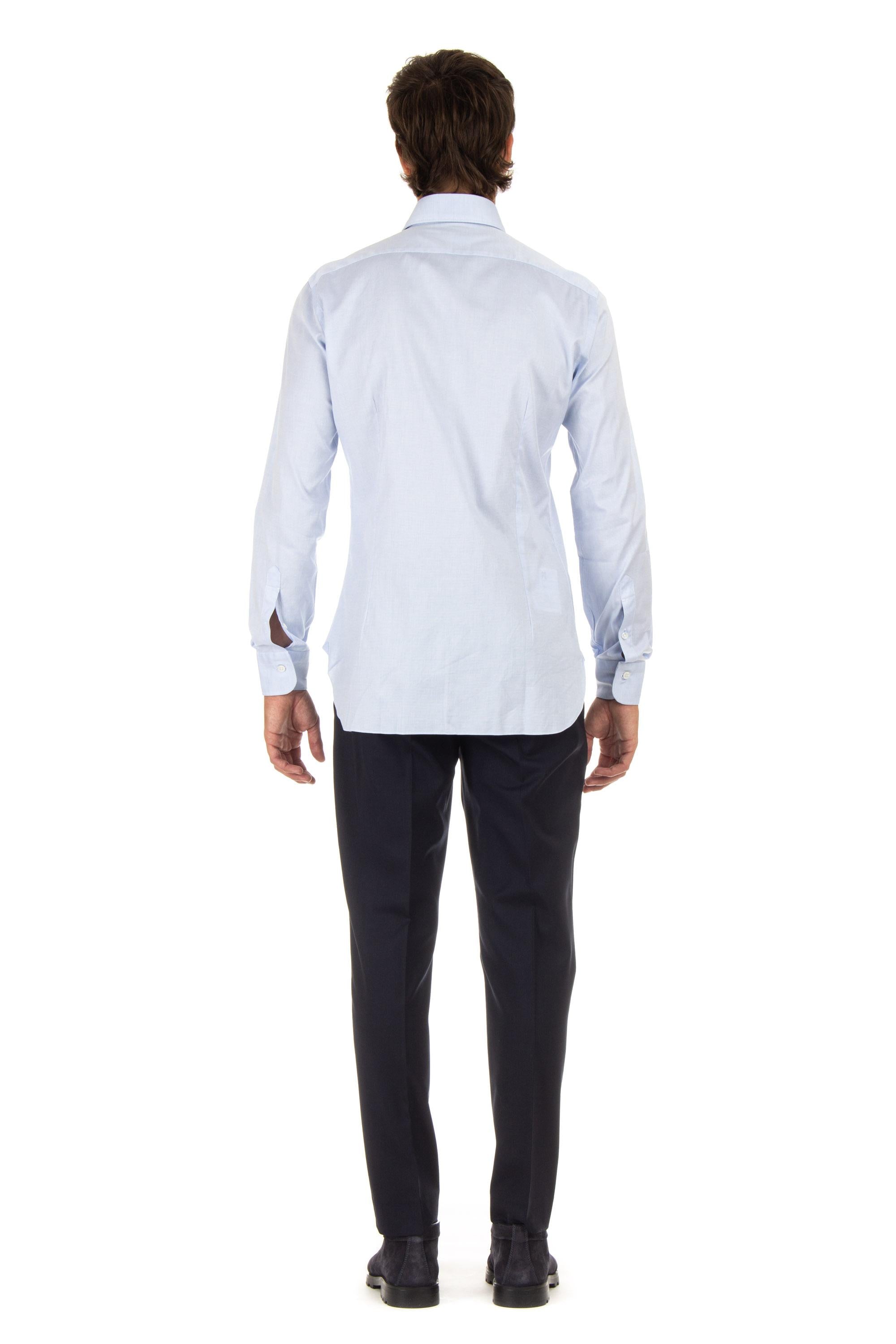 Camiciamicro tramata in cotone linea culto K1U13P0134111/2 2 Barba 