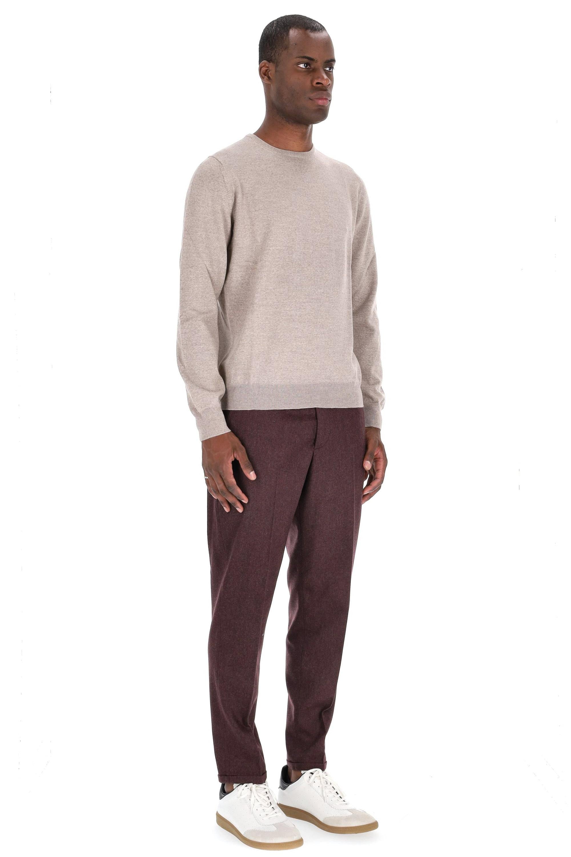 Maglia girocollo in lana merino 1429055567 0018 018 Barba 