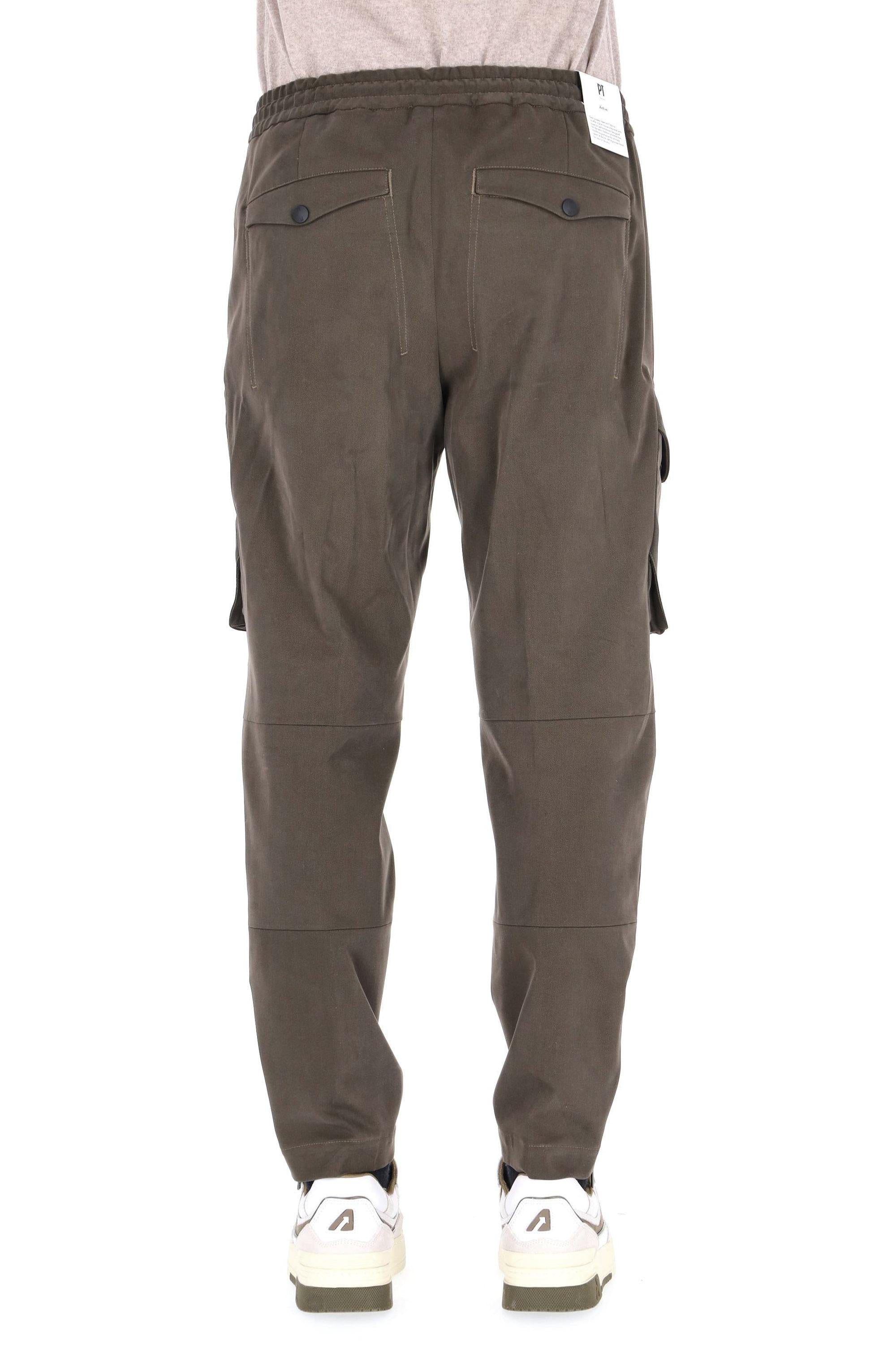 PT Torino Pantalone cargo in cotone e modal Theta fit RSTEZL0KLT NU78 0445 