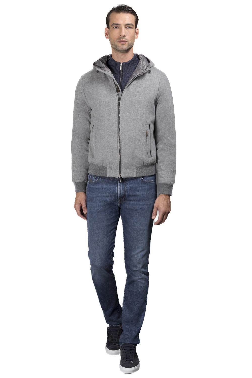 Moorer Giubbotto bomber in lana-cashmere imbottito in piumino ONIRO-LSL U0051 
