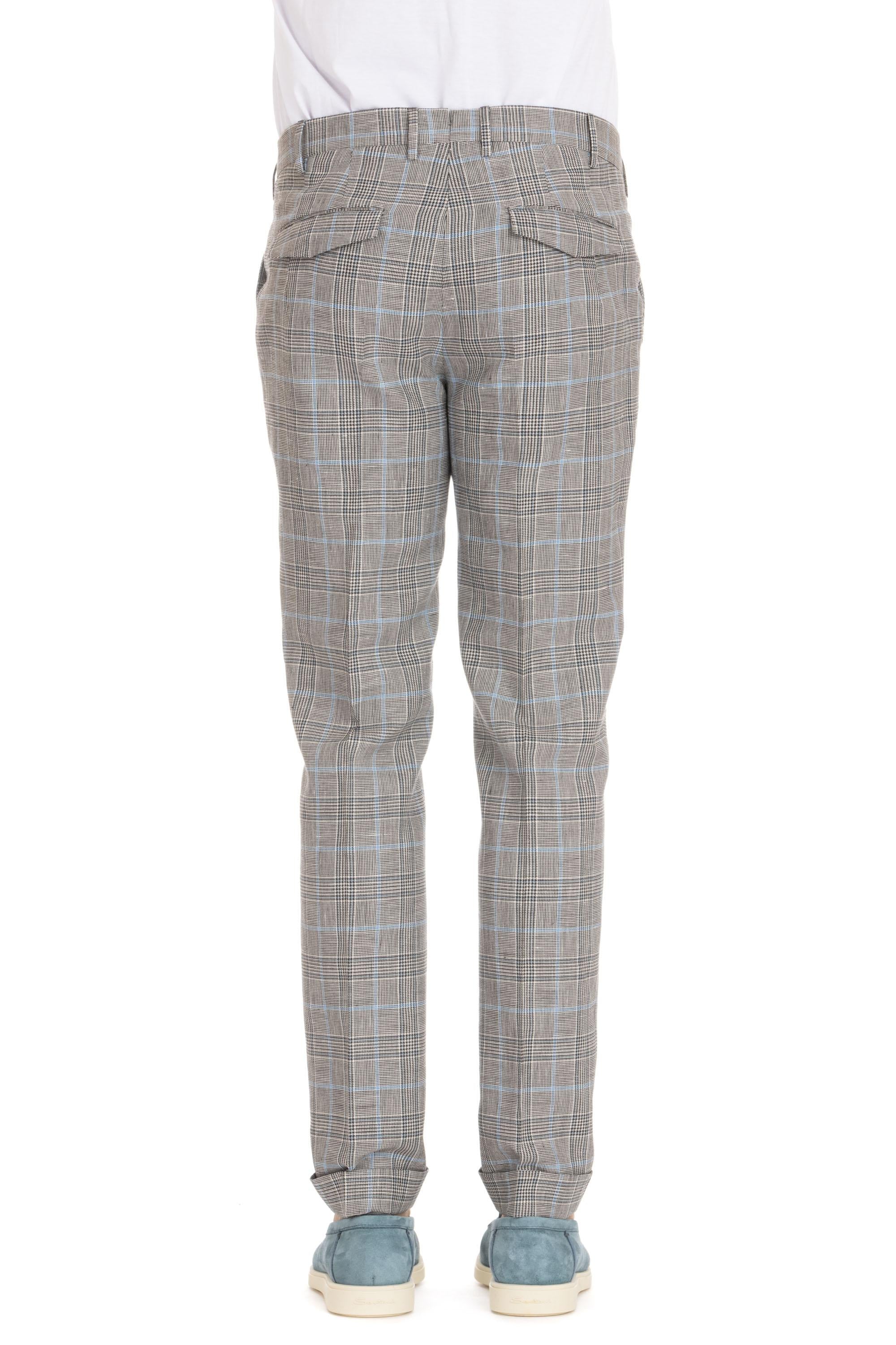 Pantalone in lana vergine-lino Master fit AFMAZ00CL1 TG69 0350 PT Torino 