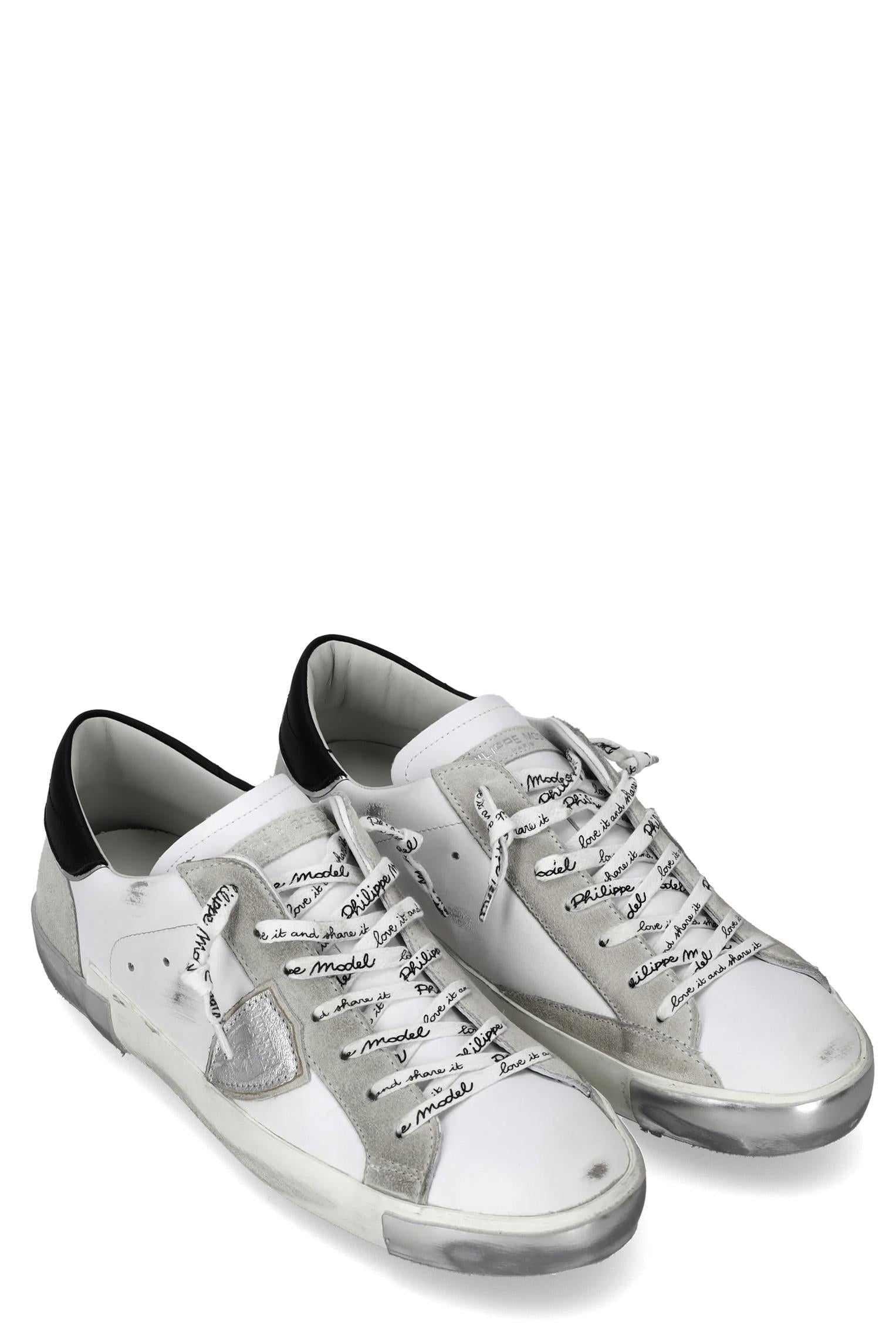 Philippe Model Sneaker Paris in pelle talloncino nero PRLU.PRSX/2 MA02 