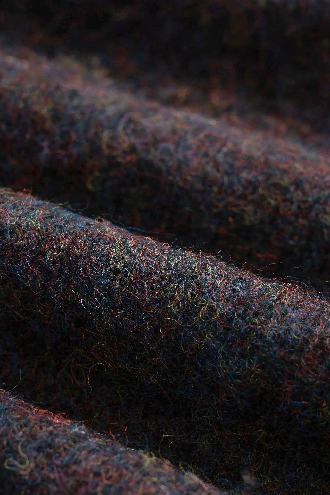 Howlin' Cardigan in lana shetland con collo camicia CREATURES OF THE MOON WOLF 