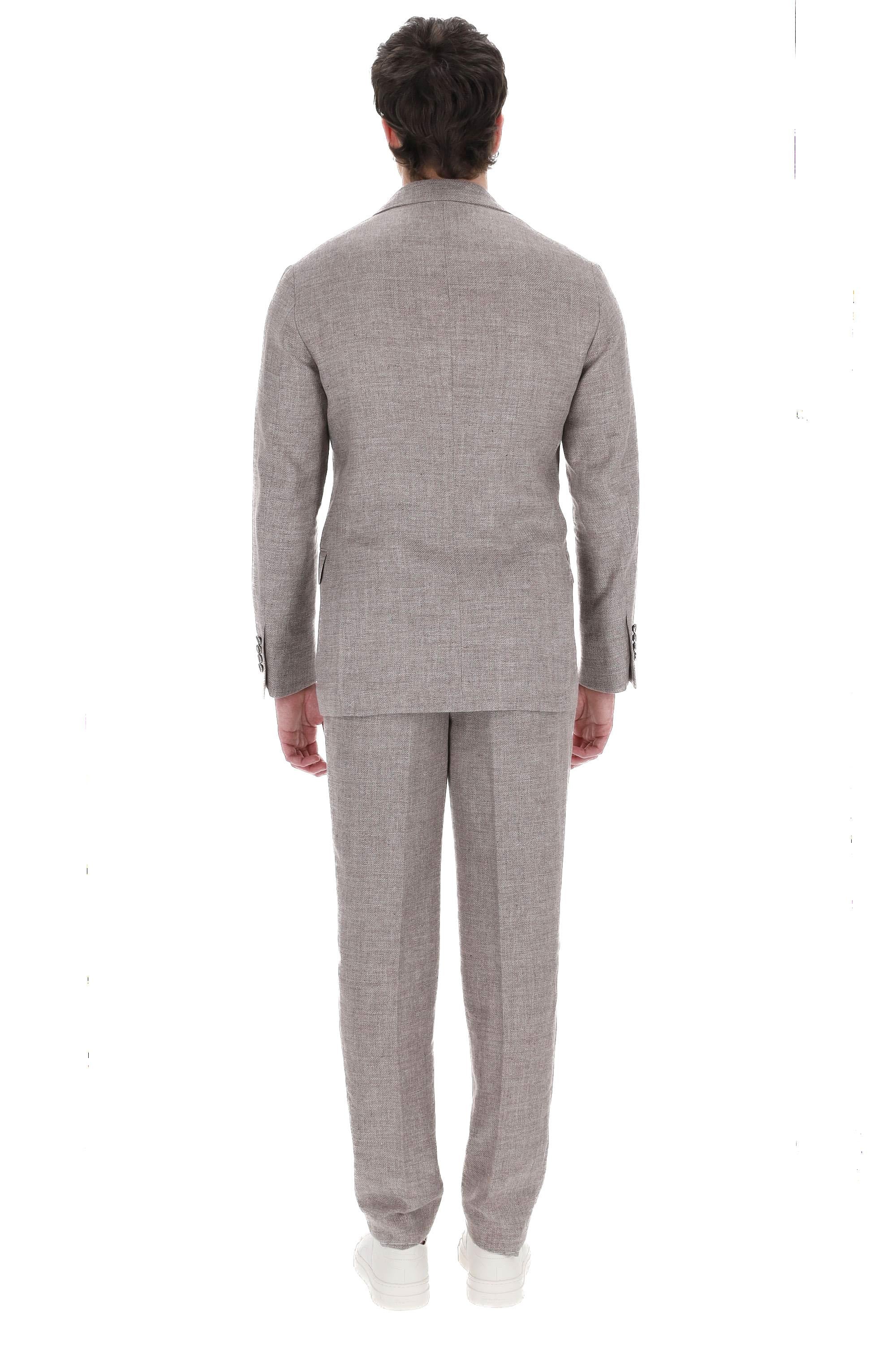 Abito petto e mezzo in lino-lana-seta MW482LDPM2 C2166 Brunello Cucinelli 