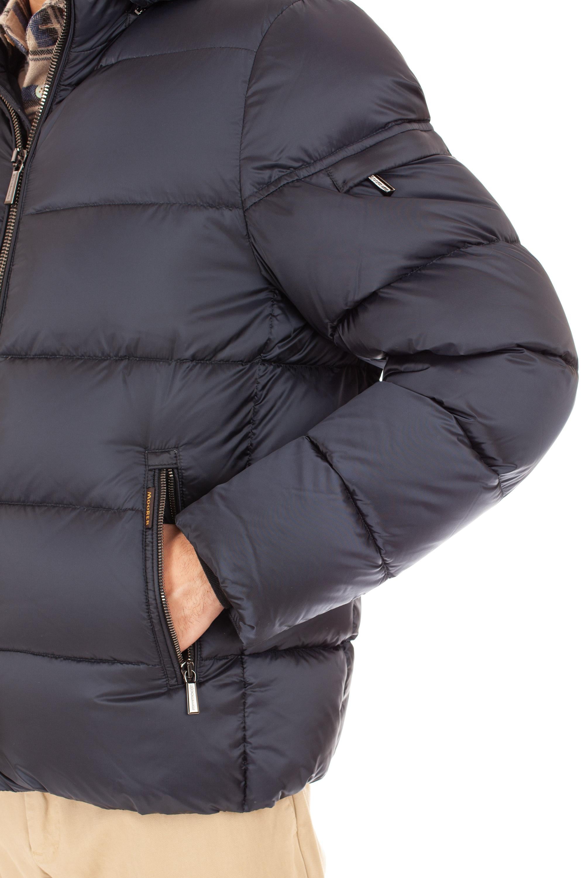 Moorer Piumino bomber mod. Brett-Sh BRETT-SH BLU 